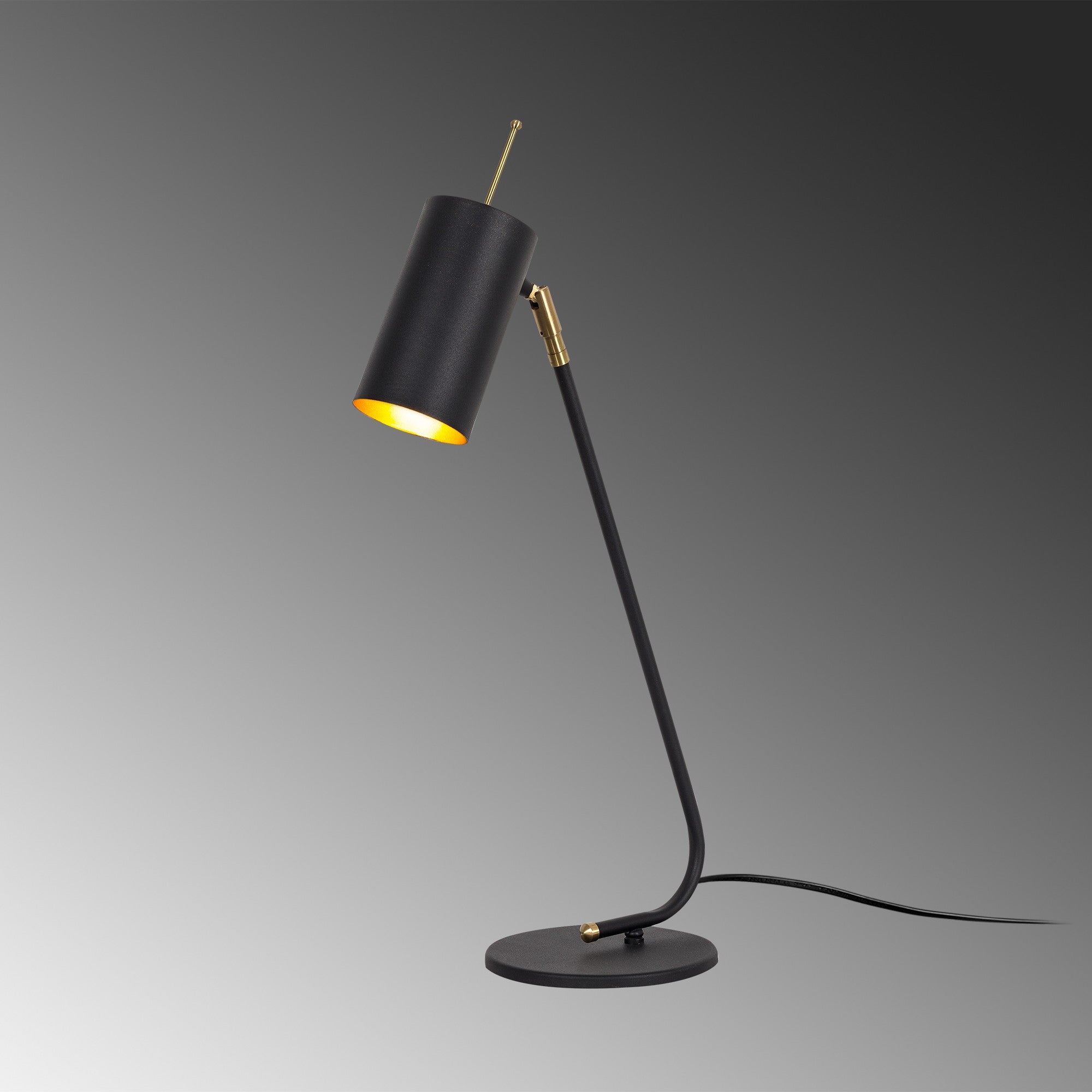 Sivani - MR-611 in Schwarz Gold präsentiert im Onlineshop von KAQTU Design AG. Tischleuchte ist von Opviq