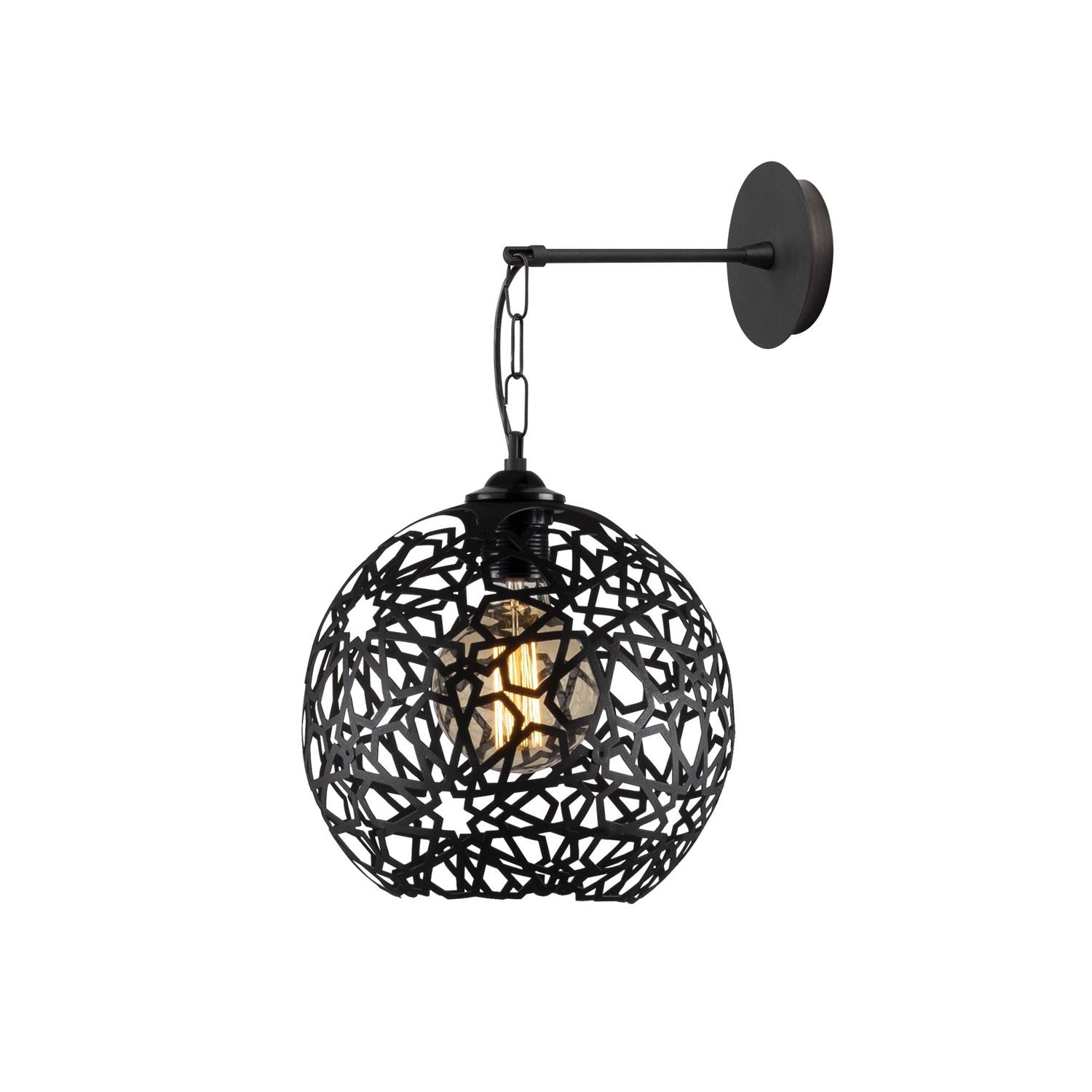 Fellini - MR - 710 in Schwarz präsentiert im Onlineshop von KAQTU Design AG. Wandleuchte ist von Opviq