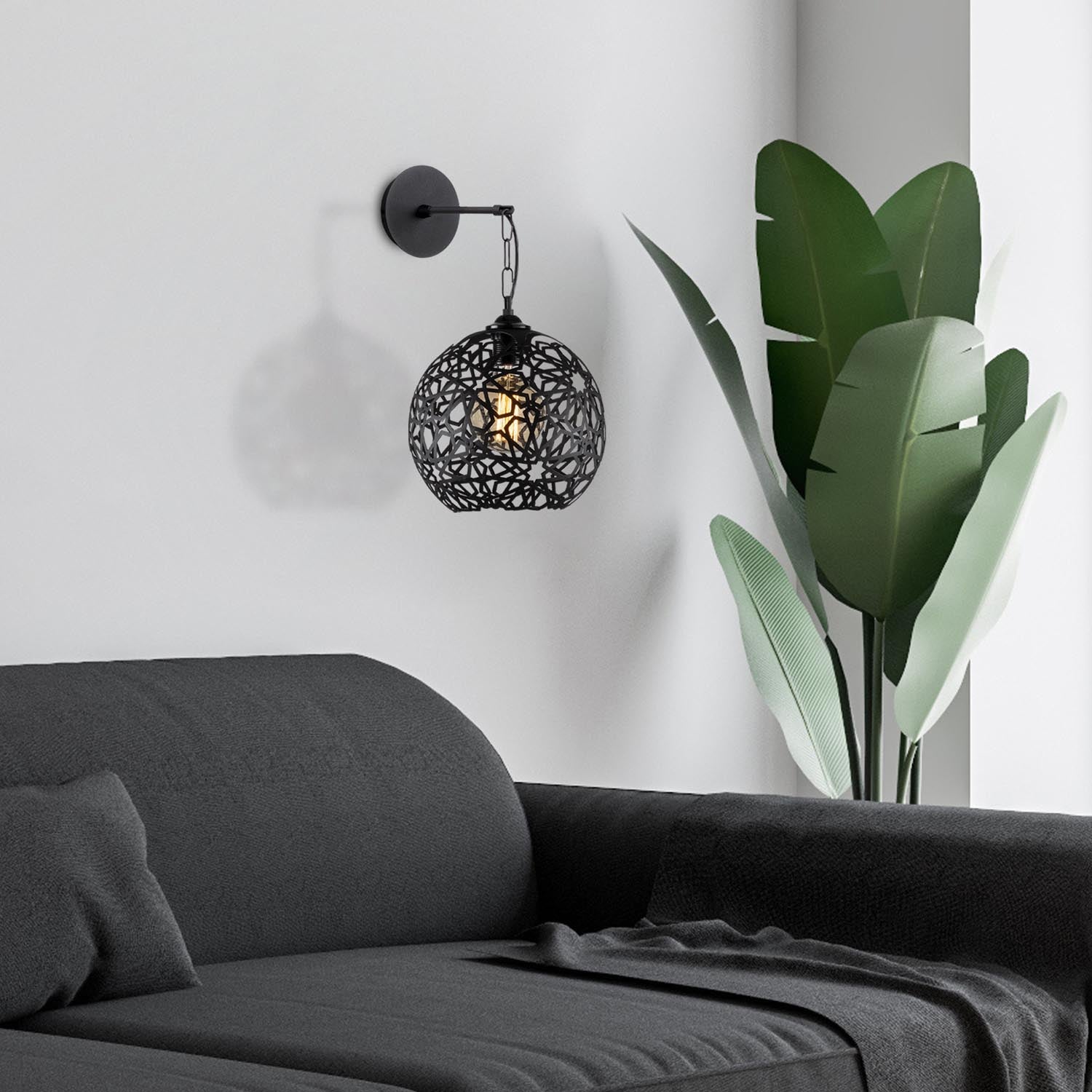 Fellini - MR - 710 in Schwarz präsentiert im Onlineshop von KAQTU Design AG. Wandleuchte ist von Opviq