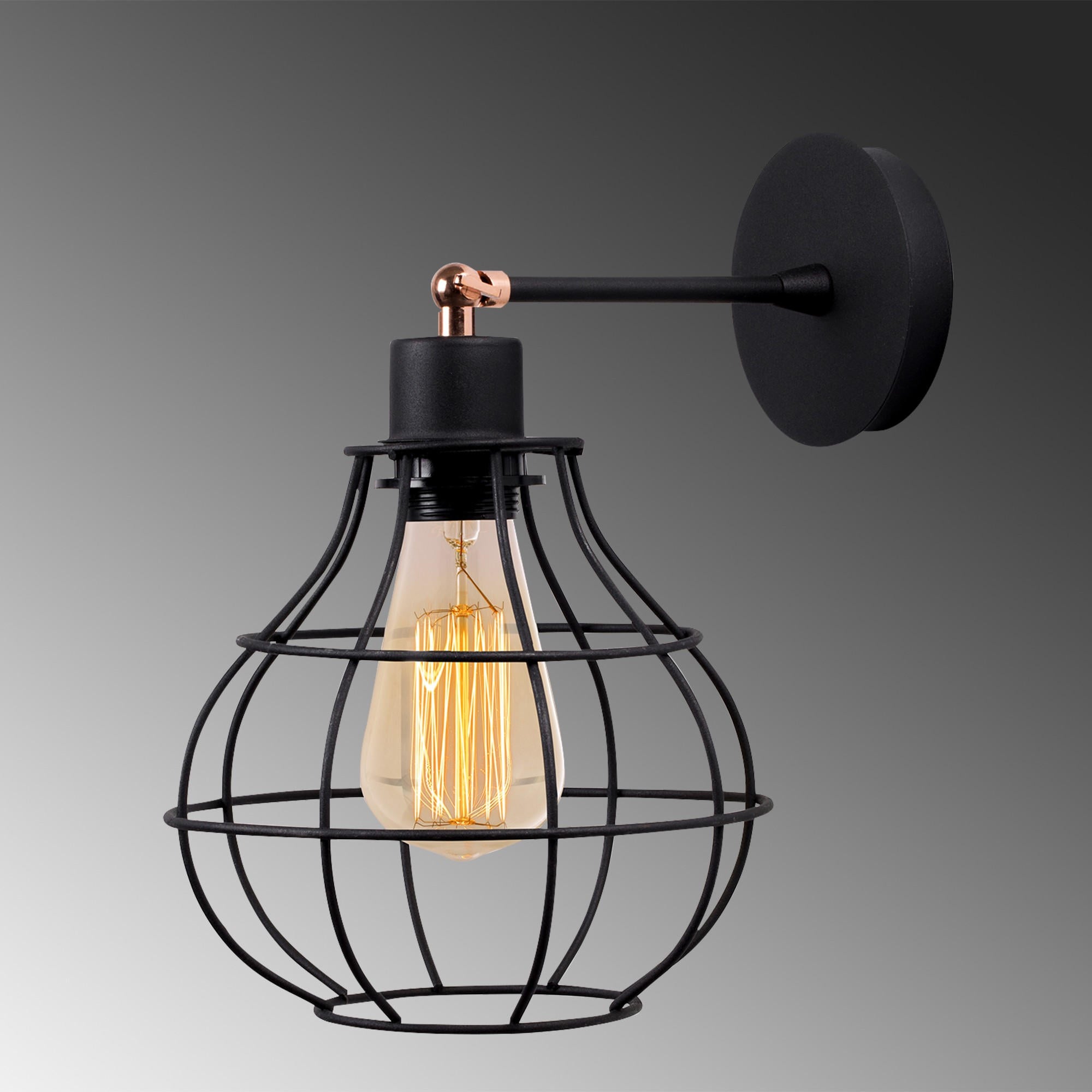 Fellini - MR - 873 in Schwarz präsentiert im Onlineshop von KAQTU Design AG. Wandleuchte ist von Opviq