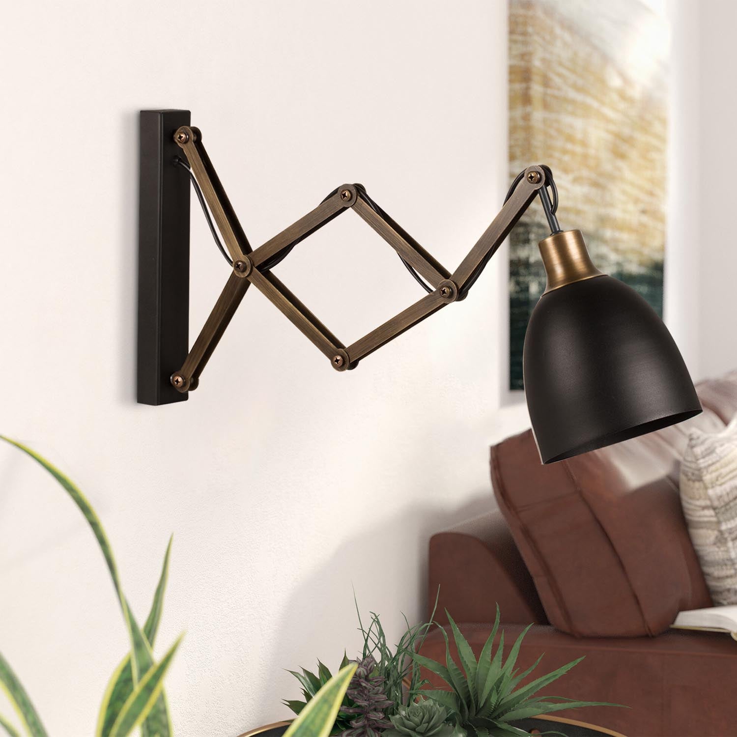 Sivani - MR - 725 in Schwarz Vintage präsentiert im Onlineshop von KAQTU Design AG. Wandleuchte ist von Opviq