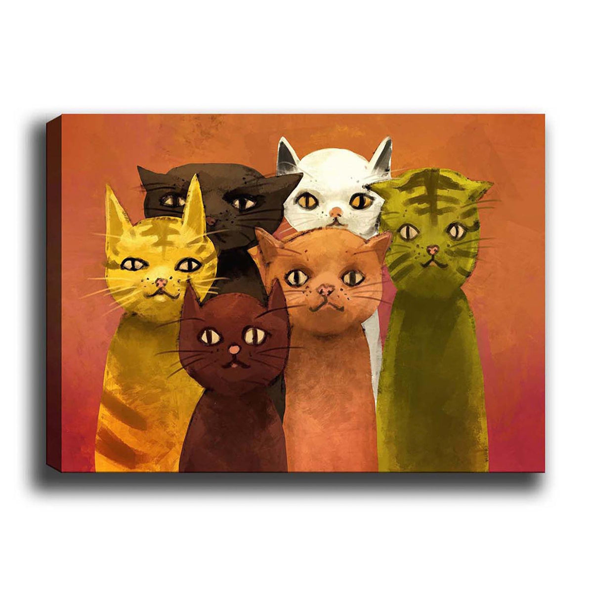 Kanvas Tablo (50 x 70) Bild - Mehrfarbig in Mehrfarbig präsentiert im Onlineshop von KAQTU Design AG. Bild ist von Wallity