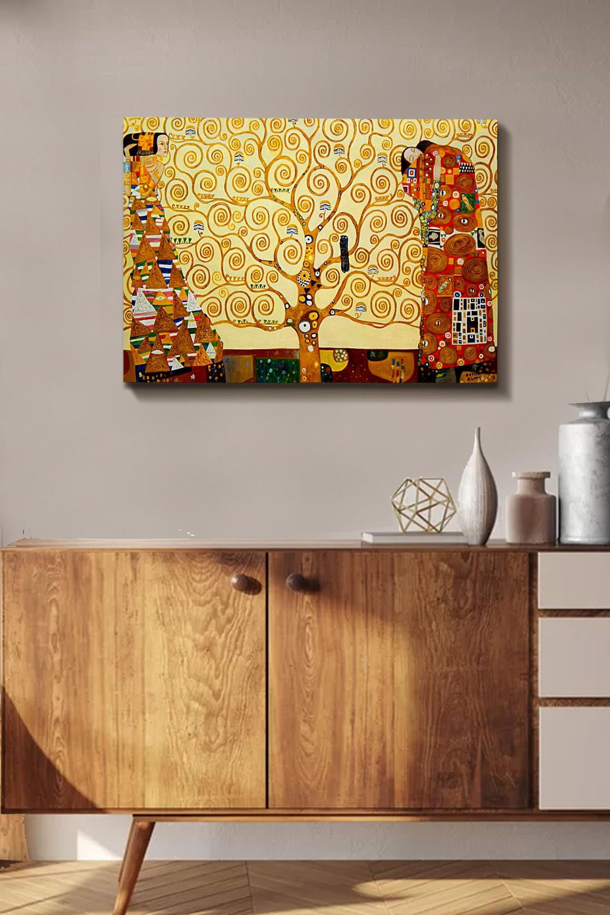 Kanvas Tablo (50 x 70) Bild - Mehrfarbig in Mehrfarbig präsentiert im Onlineshop von KAQTU Design AG. Bild ist von Wallity