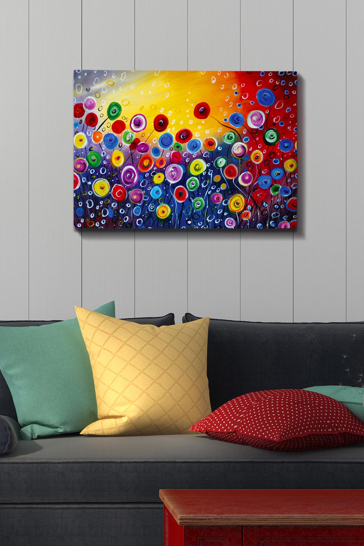 Kanvas Tablo (50 x 70) - 289 in Mehrfarbig präsentiert im Onlineshop von KAQTU Design AG. Bild ist von Wallity