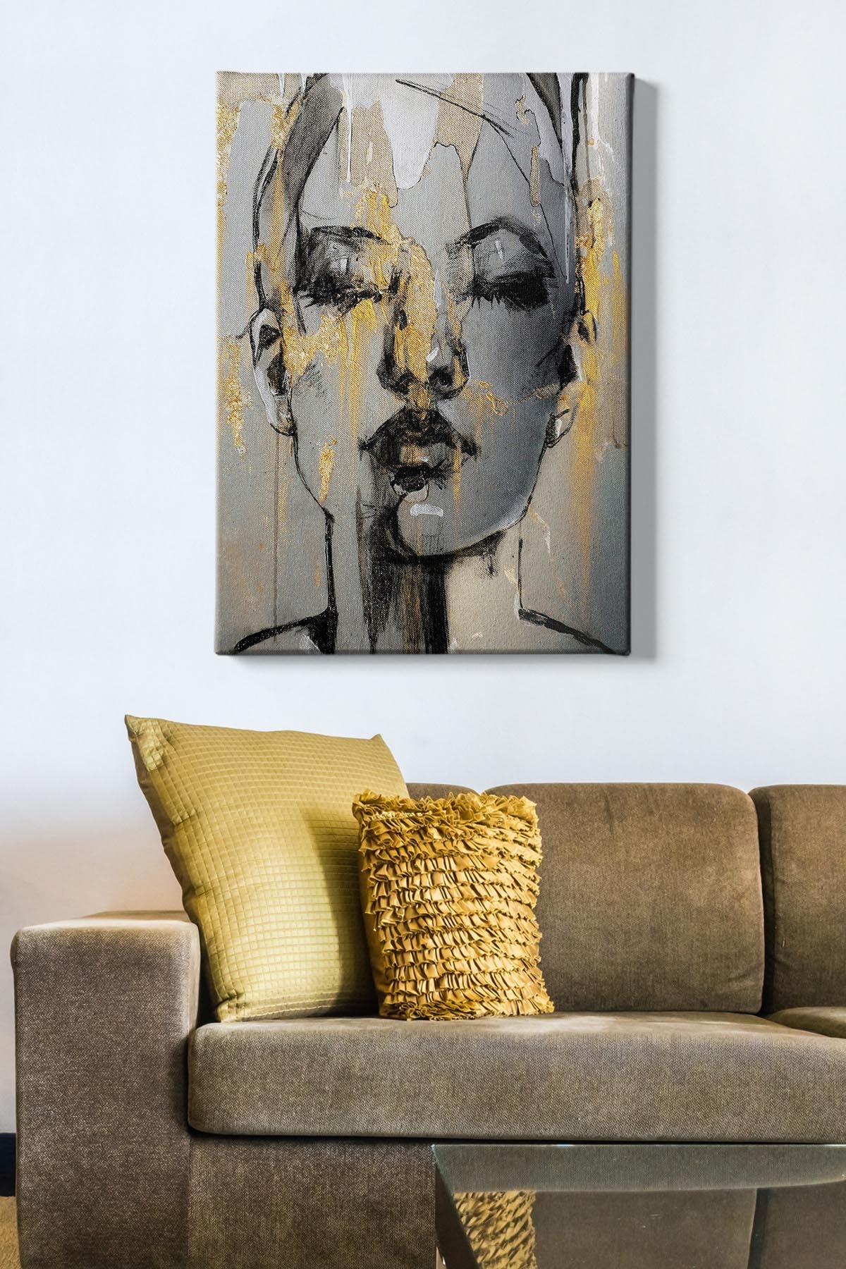 Kanvas Tablo (70 x 100) - 47 in Mehrfarbig präsentiert im Onlineshop von KAQTU Design AG. Bild ist von Wallity