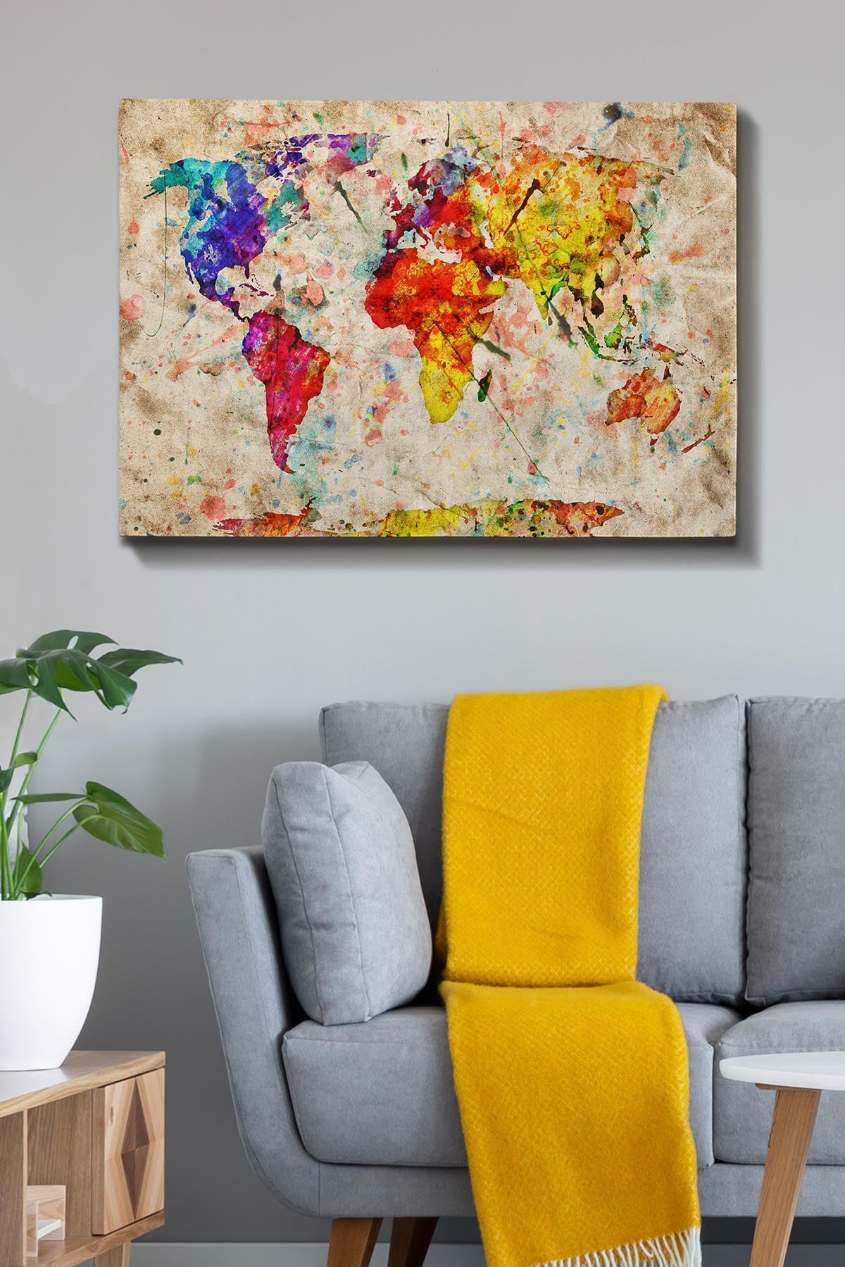 Kanvas Tablo (70 x 100) - 115 in Mehrfarbig präsentiert im Onlineshop von KAQTU Design AG. Bild ist von Wallity