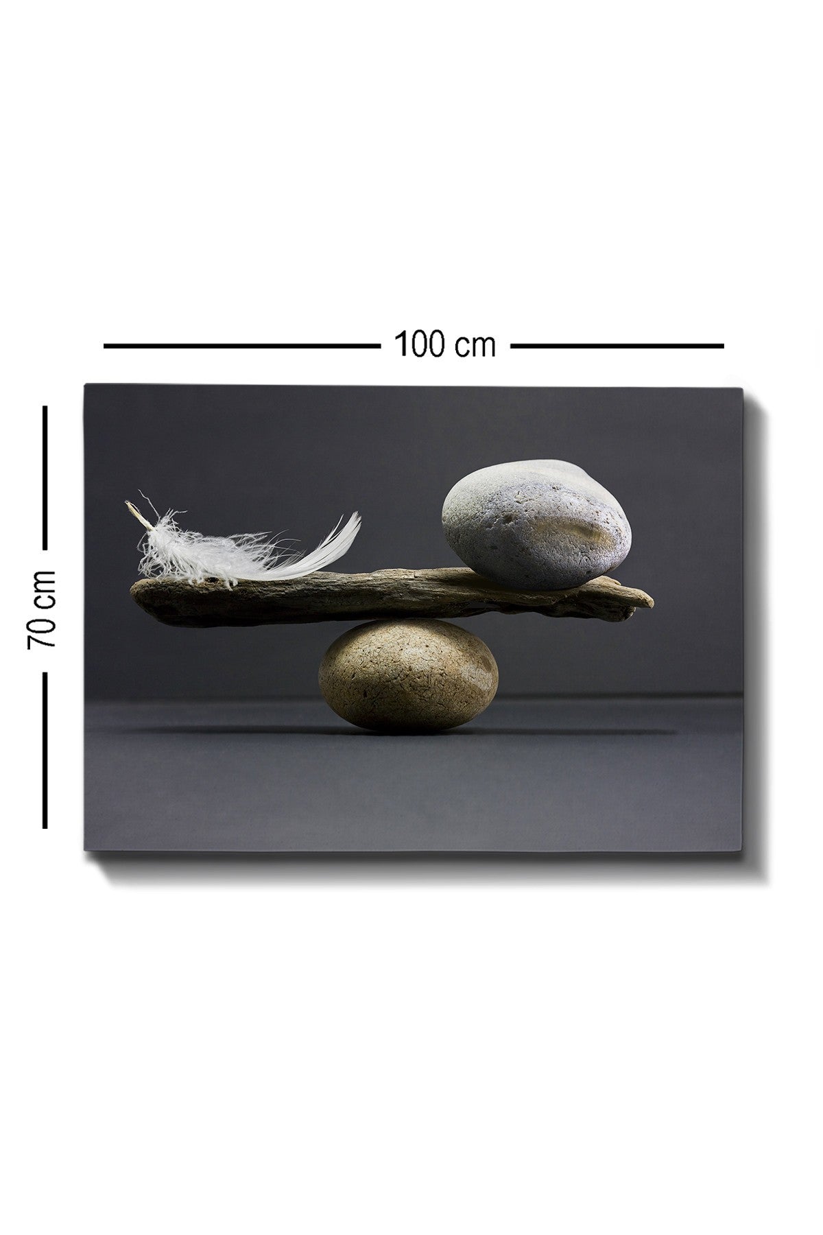 Kanvas Tablo (70 x 100) Bild - Mehrfarbig in Mehrfarbig präsentiert im Onlineshop von KAQTU Design AG. Bild ist von Wallity