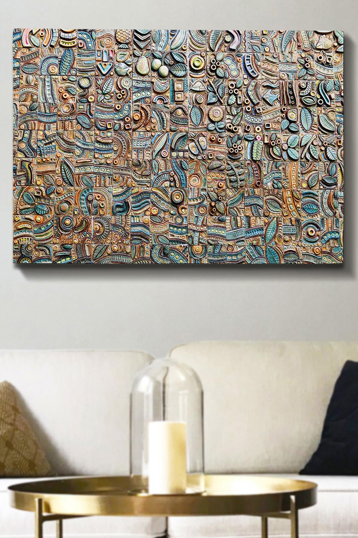 Kanvas Tablo (70 x 100) Bild - Mehrfarbig in Mehrfarbig präsentiert im Onlineshop von KAQTU Design AG. Bild ist von Wallity
