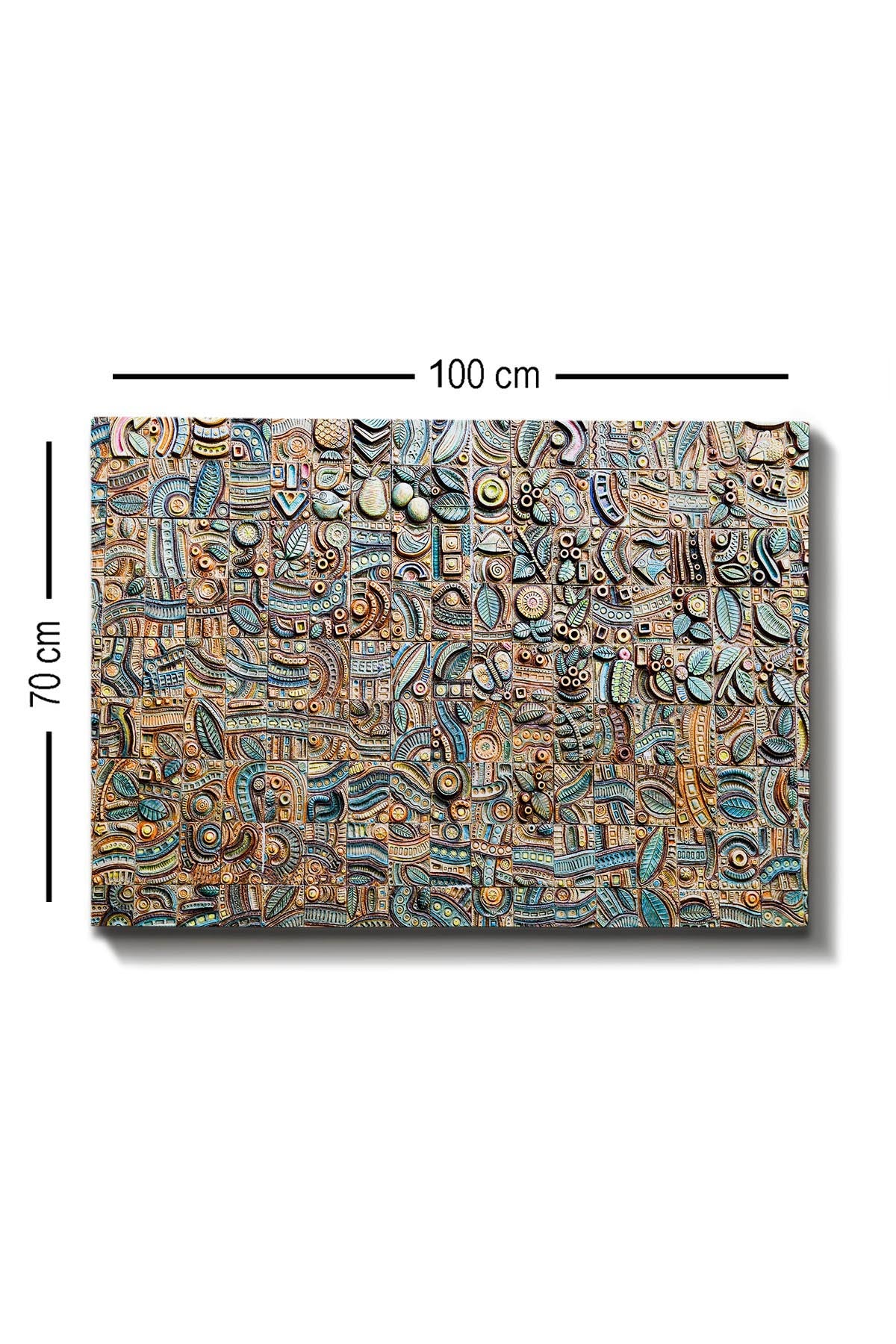 Kanvas Tablo (70 x 100) - 146 in Mehrfarbig präsentiert im Onlineshop von KAQTU Design AG. Bild ist von Wallity