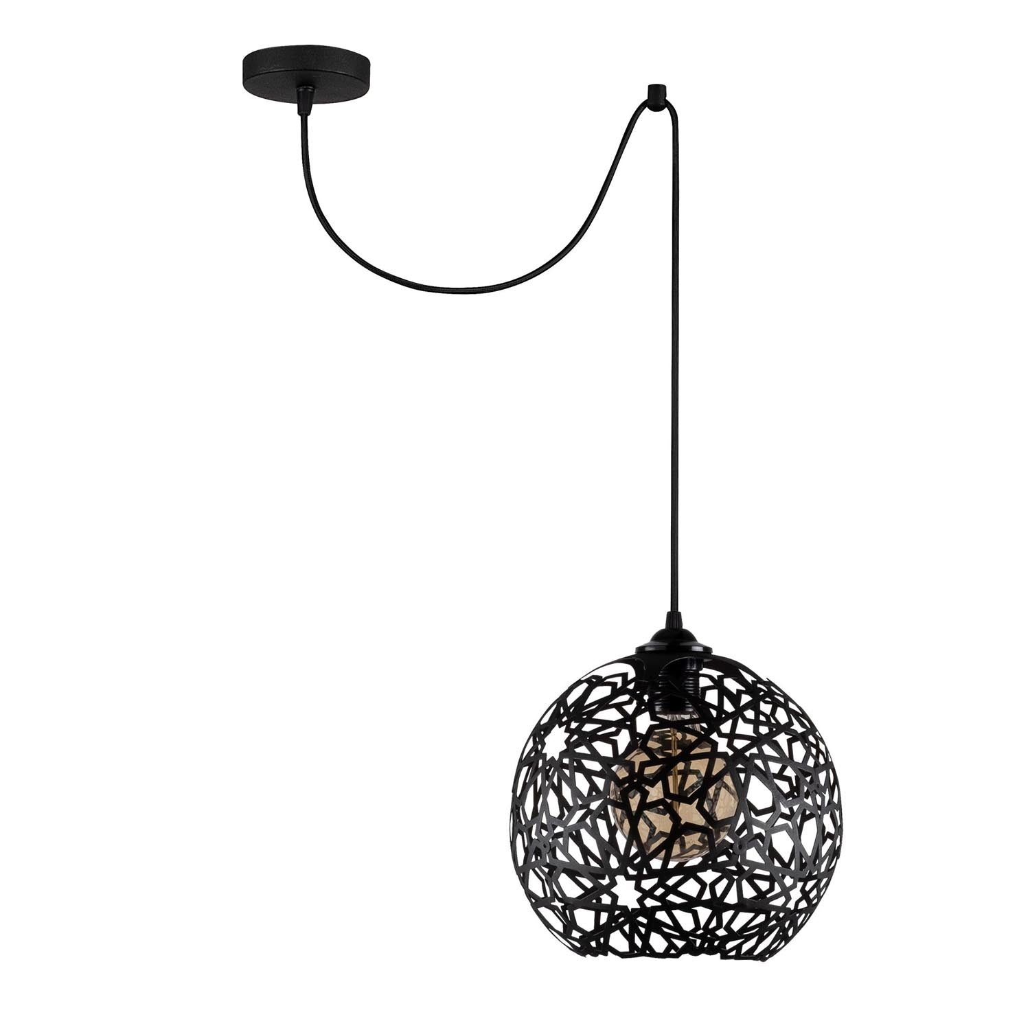 Fellini - MR - 896 in Schwarz präsentiert im Onlineshop von KAQTU Design AG. Pendelleuchte ist von Opviq