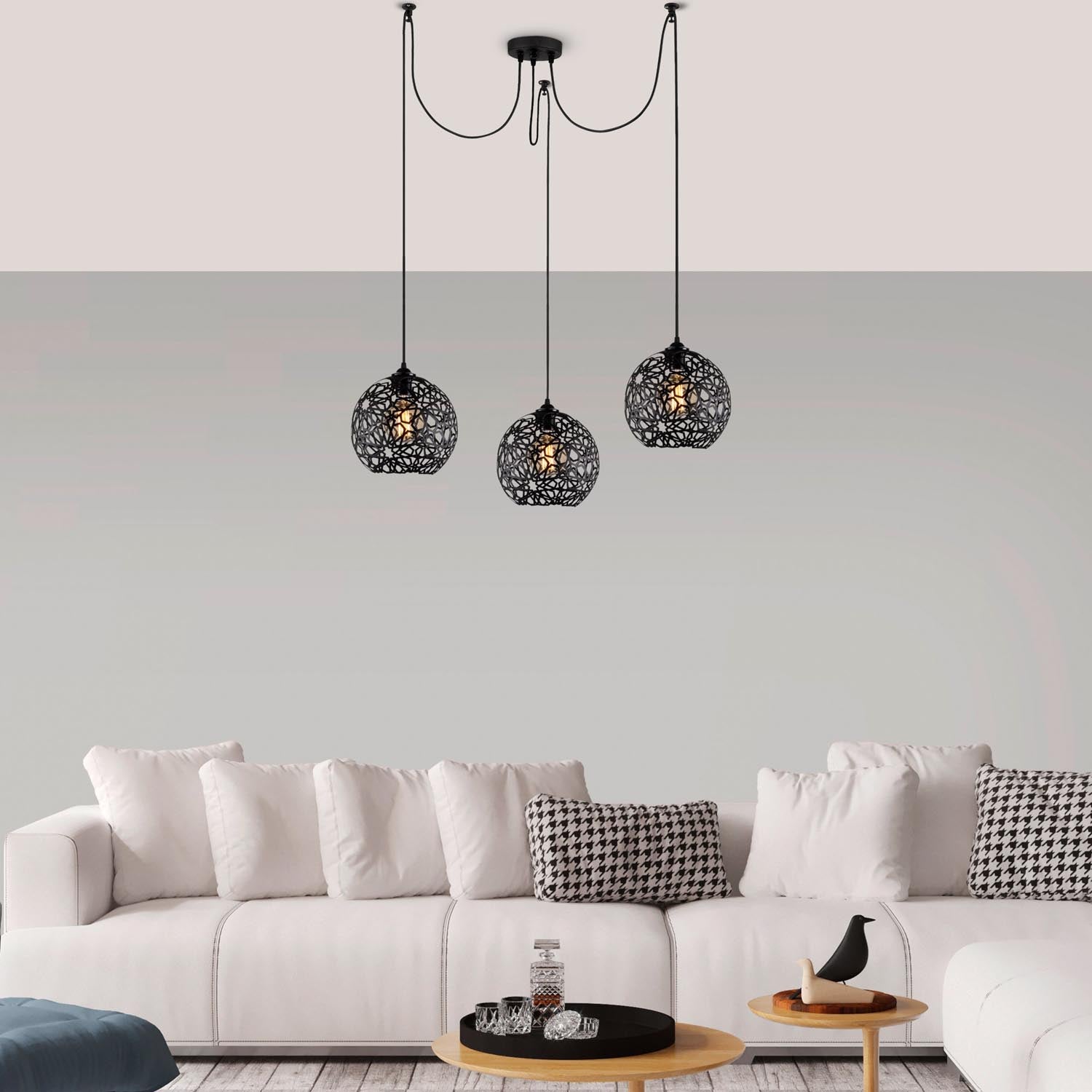 Fellini - MR - 897 in Schwarz präsentiert im Onlineshop von KAQTU Design AG. Pendelleuchte ist von Opviq