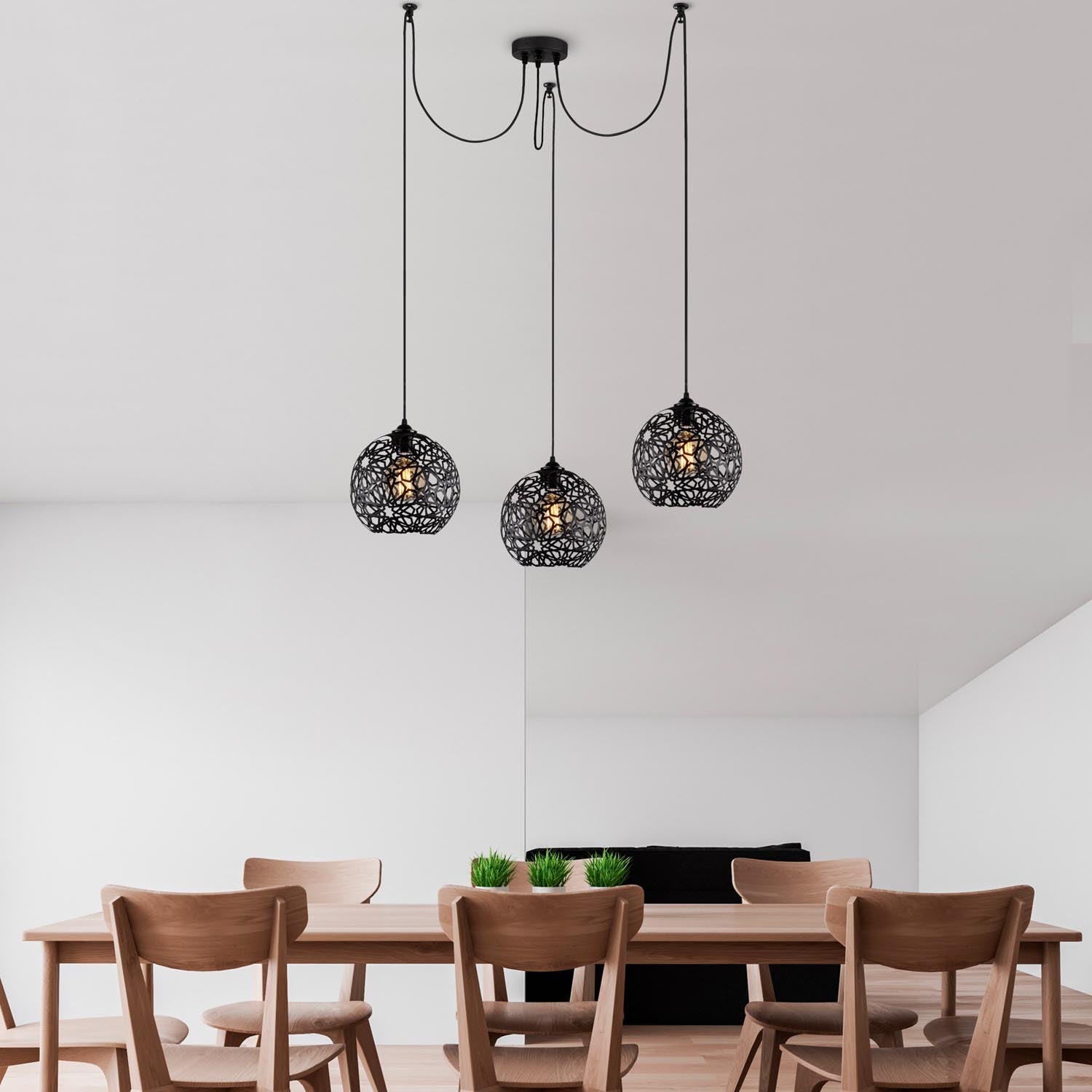 Fellini - MR - 897 in Schwarz präsentiert im Onlineshop von KAQTU Design AG. Pendelleuchte ist von Opviq