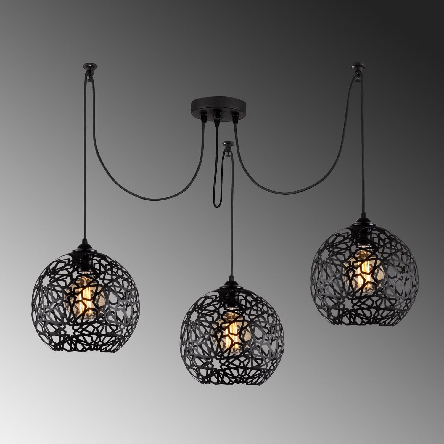 Fellini - MR - 897 in Schwarz präsentiert im Onlineshop von KAQTU Design AG. Pendelleuchte ist von Opviq