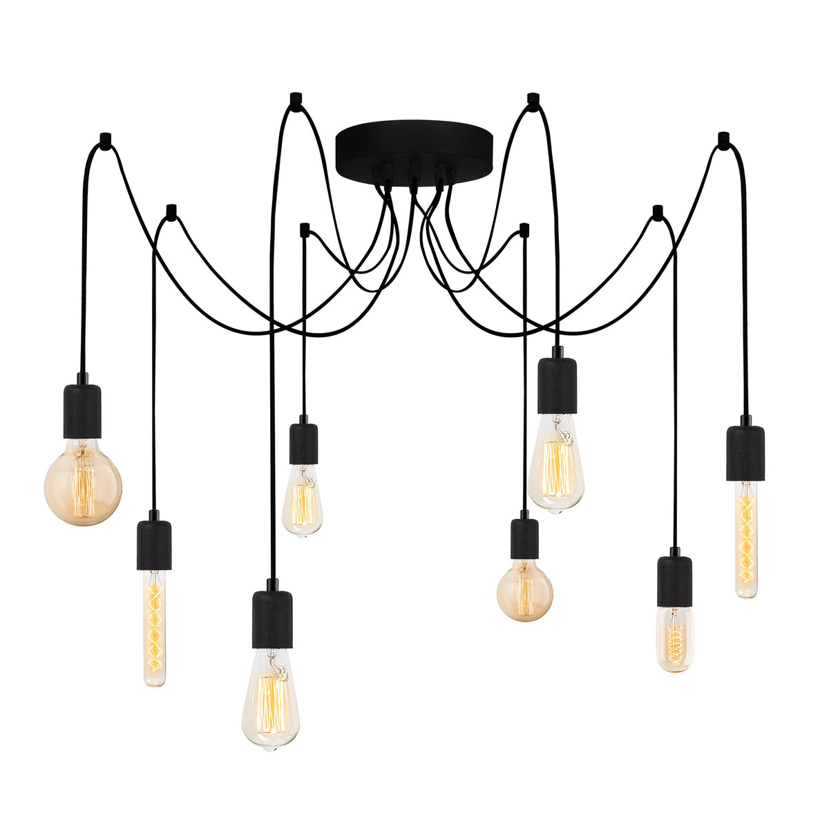Kabluni Pendellampe - Schwarz in Schwarz präsentiert im Onlineshop von KAQTU Design AG. Pendelleuchte ist von Opviq