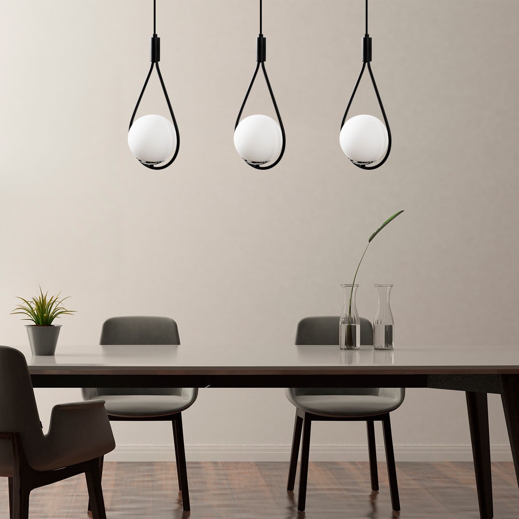 Mudoni - MR - 939 in Schwarz präsentiert im Onlineshop von KAQTU Design AG. Pendelleuchte ist von Opviq