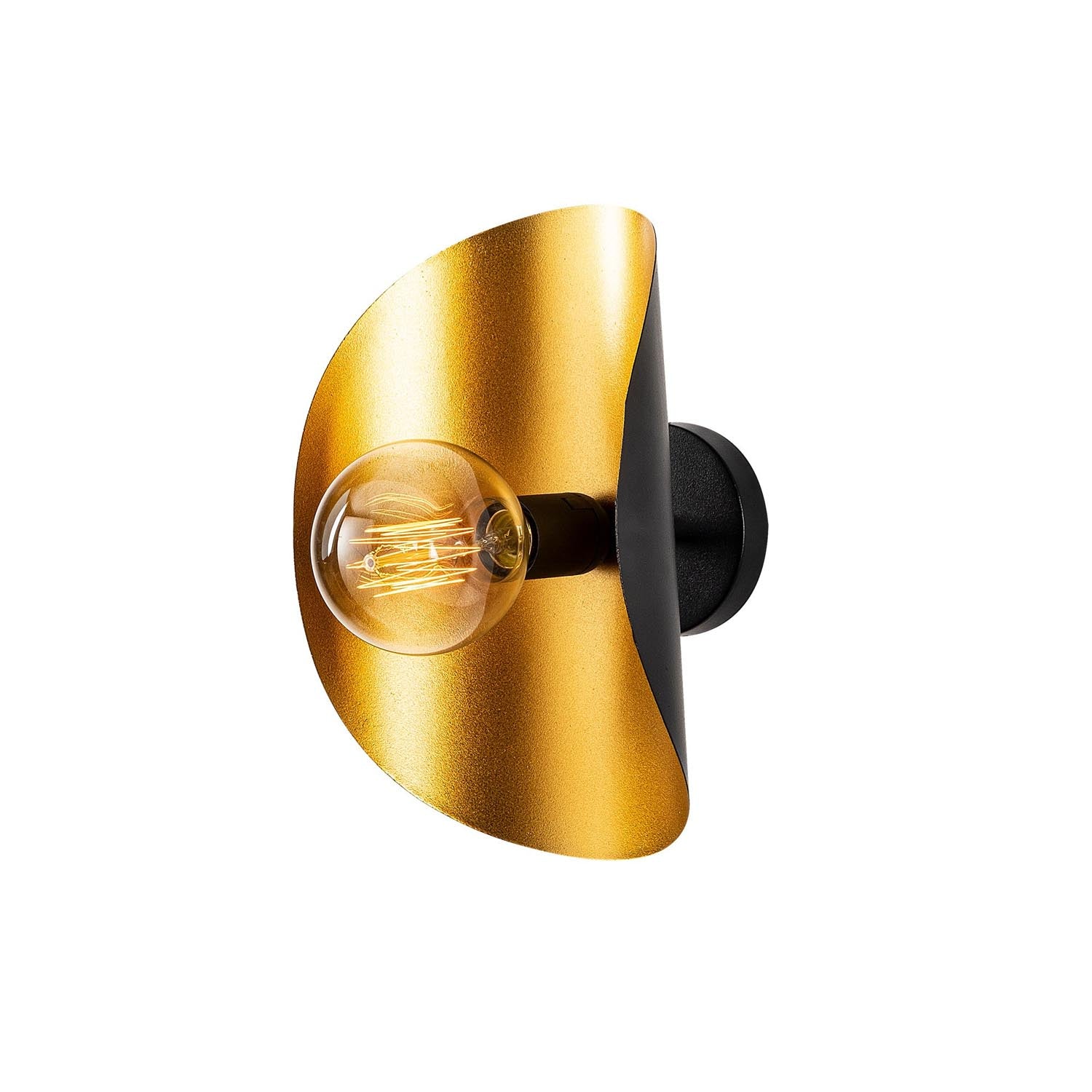 Sivani - MR - 839 in Schwarz Gold präsentiert im Onlineshop von KAQTU Design AG. Wandleuchte ist von Opviq