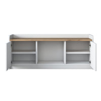 P2 Shoe Cabinet - White Walnut
