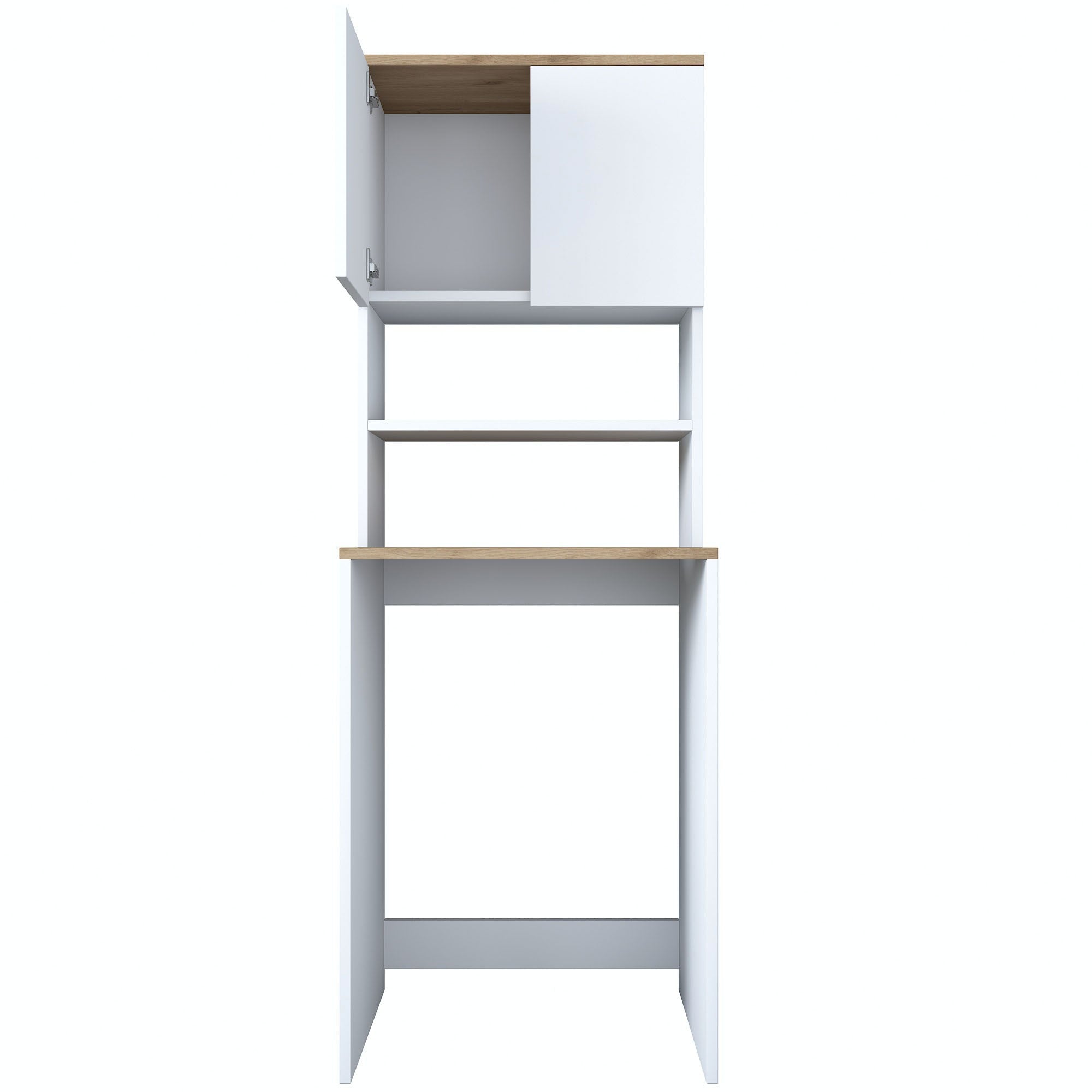 KD101 - 1950 - Walnut in Weisser Walnuss präsentiert im Onlineshop von KAQTU Design AG. Standregal ist von Hanah Home