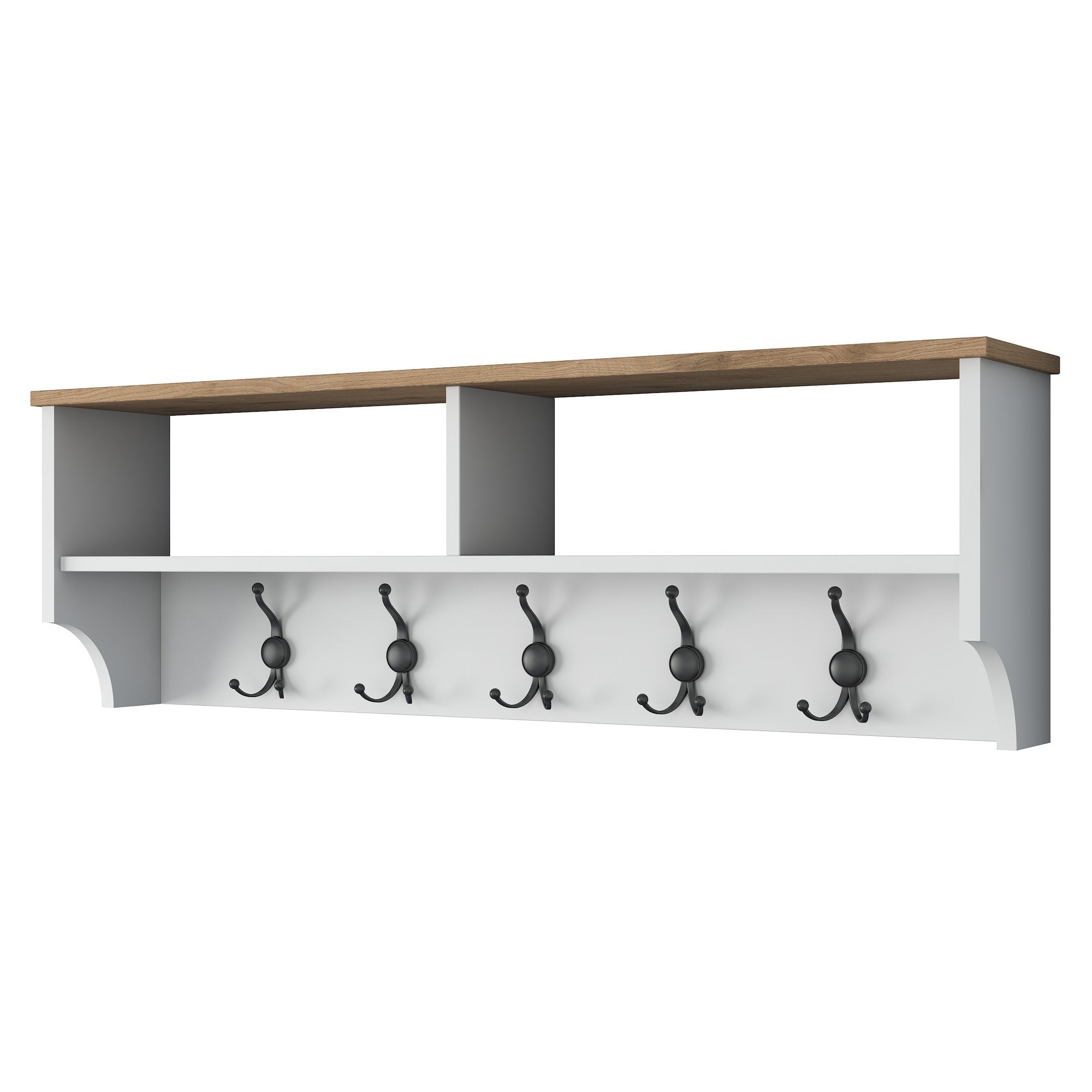 P2 - 2460 in Weisser Walnuss präsentiert im Onlineshop von KAQTU Design AG. Garderobe ist von Hanah Home