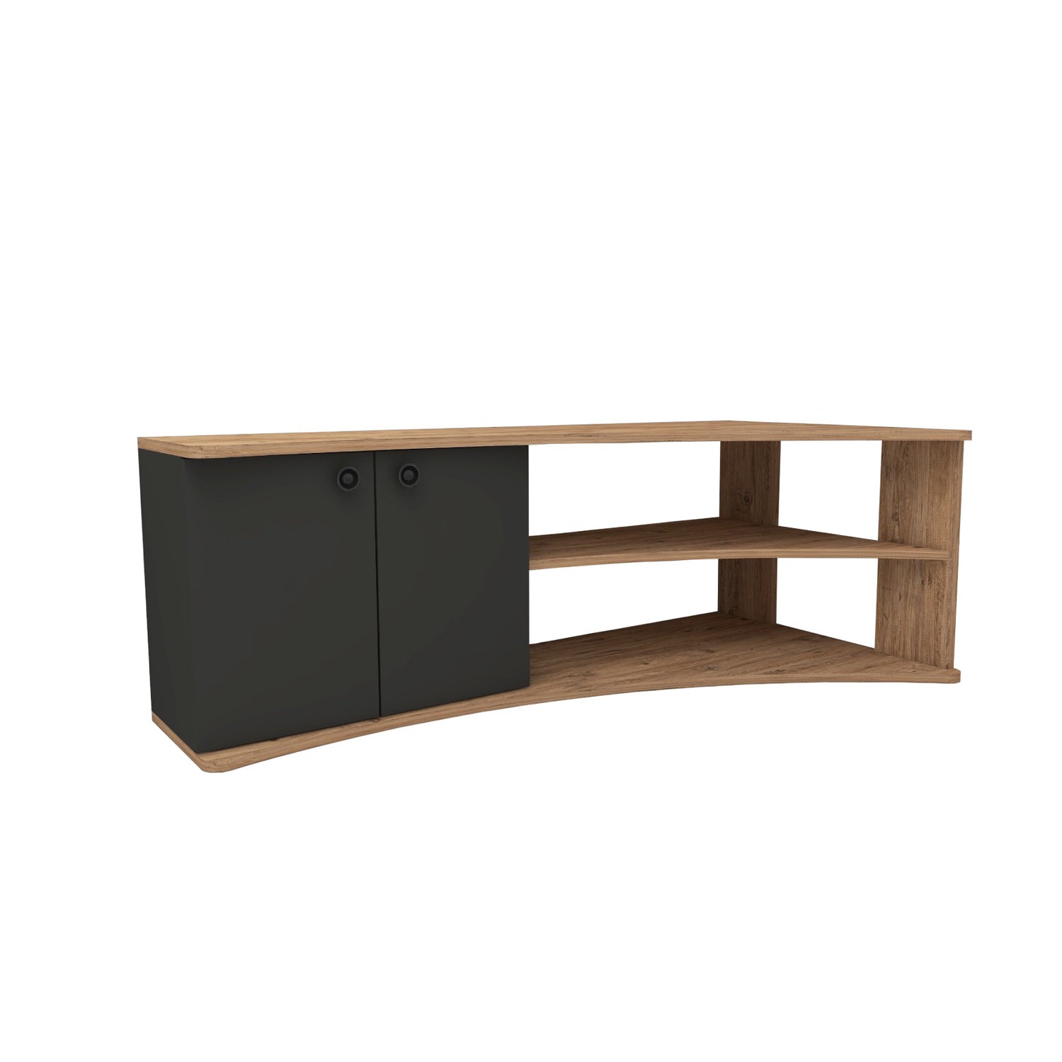 Termera - Atlantic Pine, Anthracite in Atlantische Kiefer
 Anthrazit präsentiert im Onlineshop von KAQTU Design AG. Sideboard ist von Hanah Home