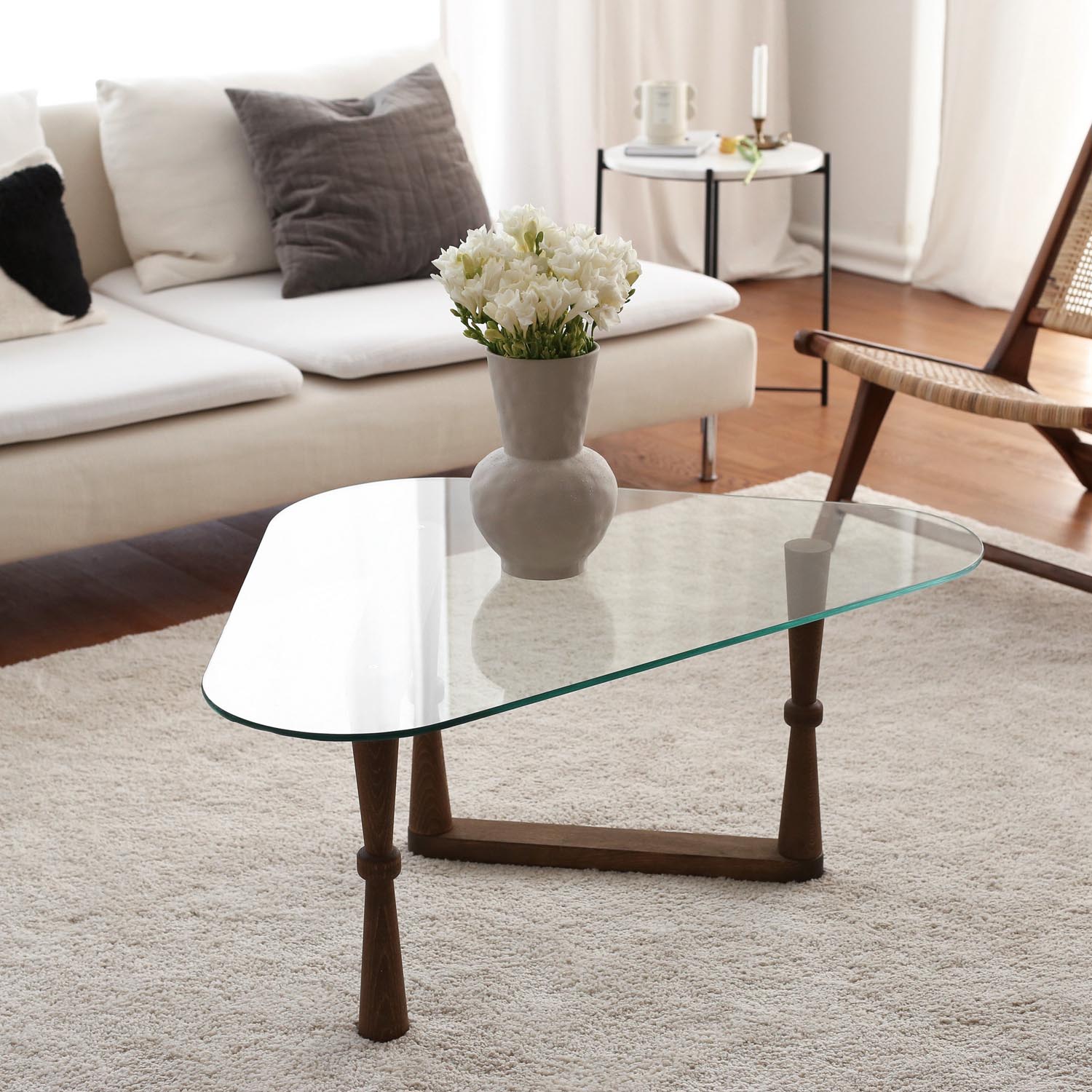 Cam Orta Sehpa S303 in Walnuss präsentiert im Onlineshop von KAQTU Design AG. Beistelltisch ist von Hanah Home