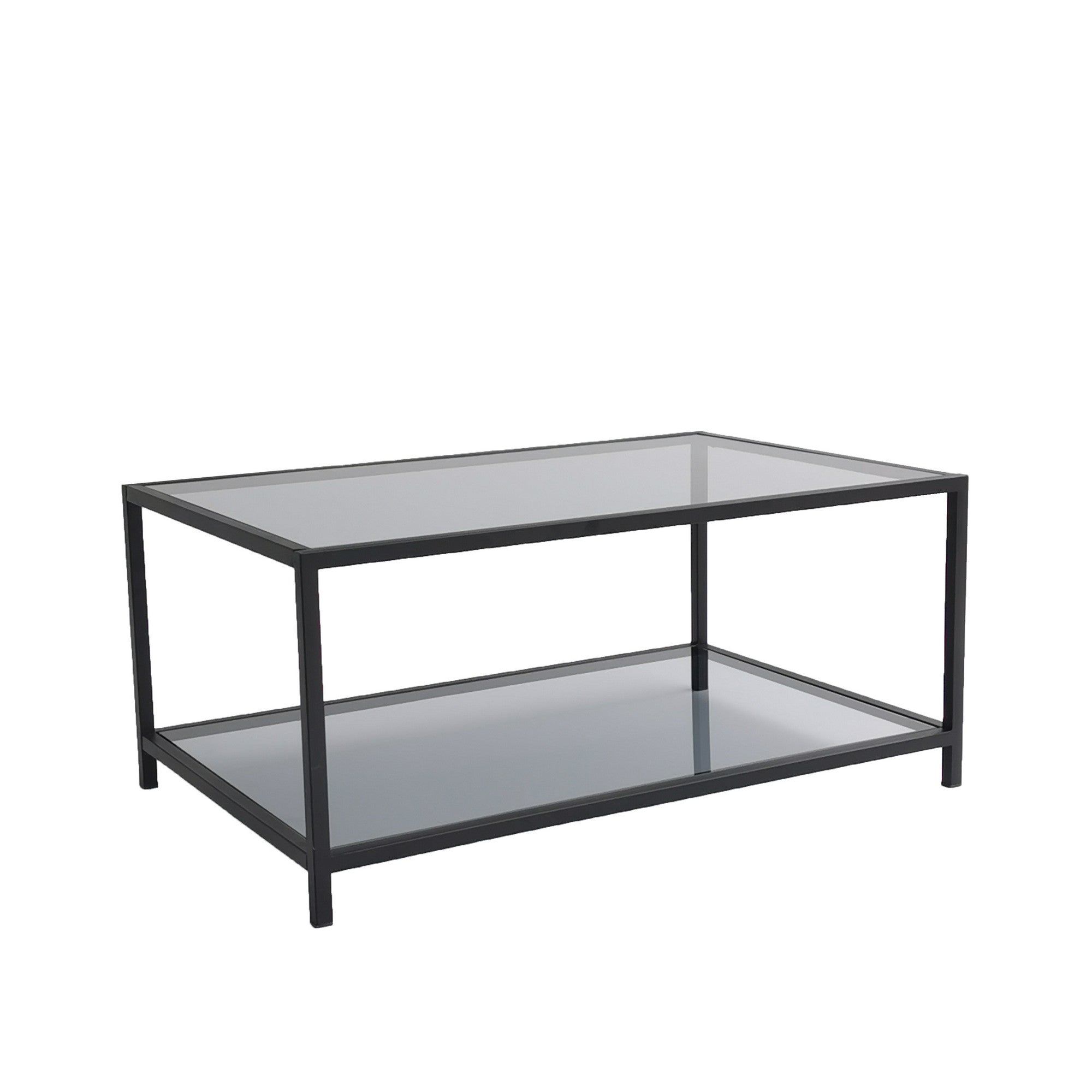 Astro sehpa / füme temperli cam S400F in Rauch Schwarz präsentiert im Onlineshop von KAQTU Design AG. Beistelltisch ist von Hanah Home