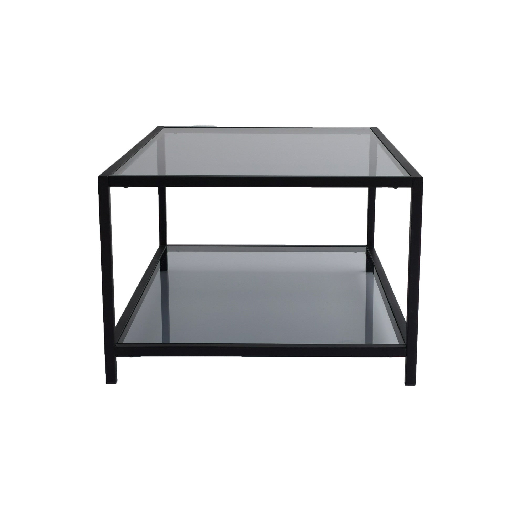 Astro sehpa / füme temperli cam S400F in Rauch Schwarz präsentiert im Onlineshop von KAQTU Design AG. Beistelltisch ist von Hanah Home