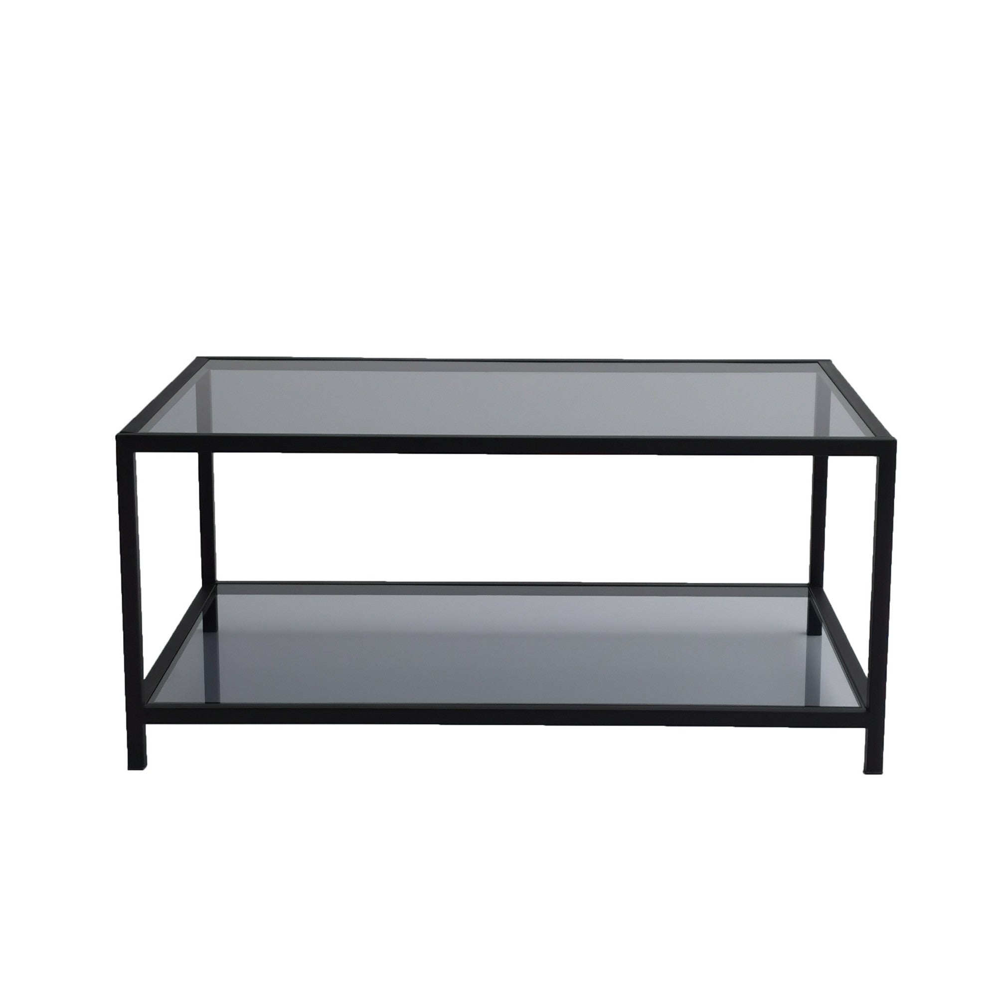 Astro sehpa / füme temperli cam S400F in Rauch Schwarz präsentiert im Onlineshop von KAQTU Design AG. Beistelltisch ist von Hanah Home
