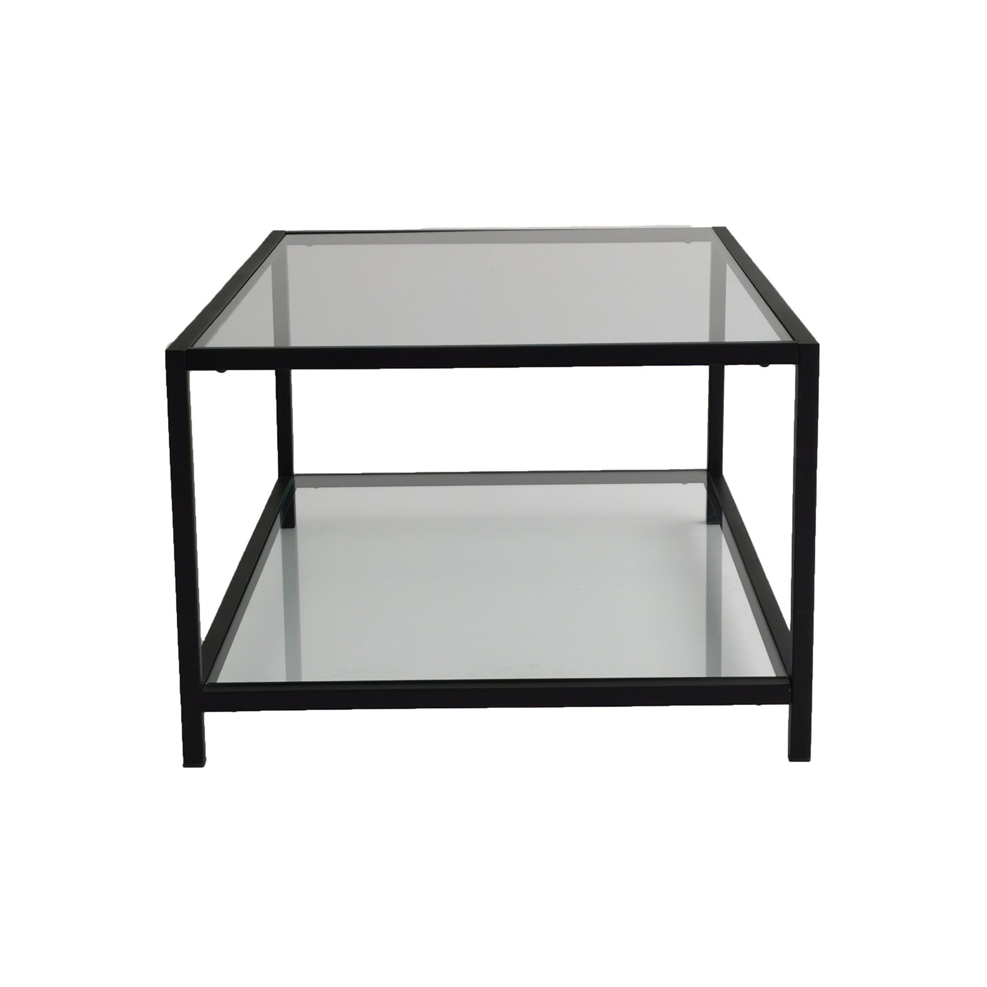 Astro sehpa / şeffaf temperli cam S400 in Rauch Schwarz präsentiert im Onlineshop von KAQTU Design AG. Beistelltisch ist von Hanah Home
