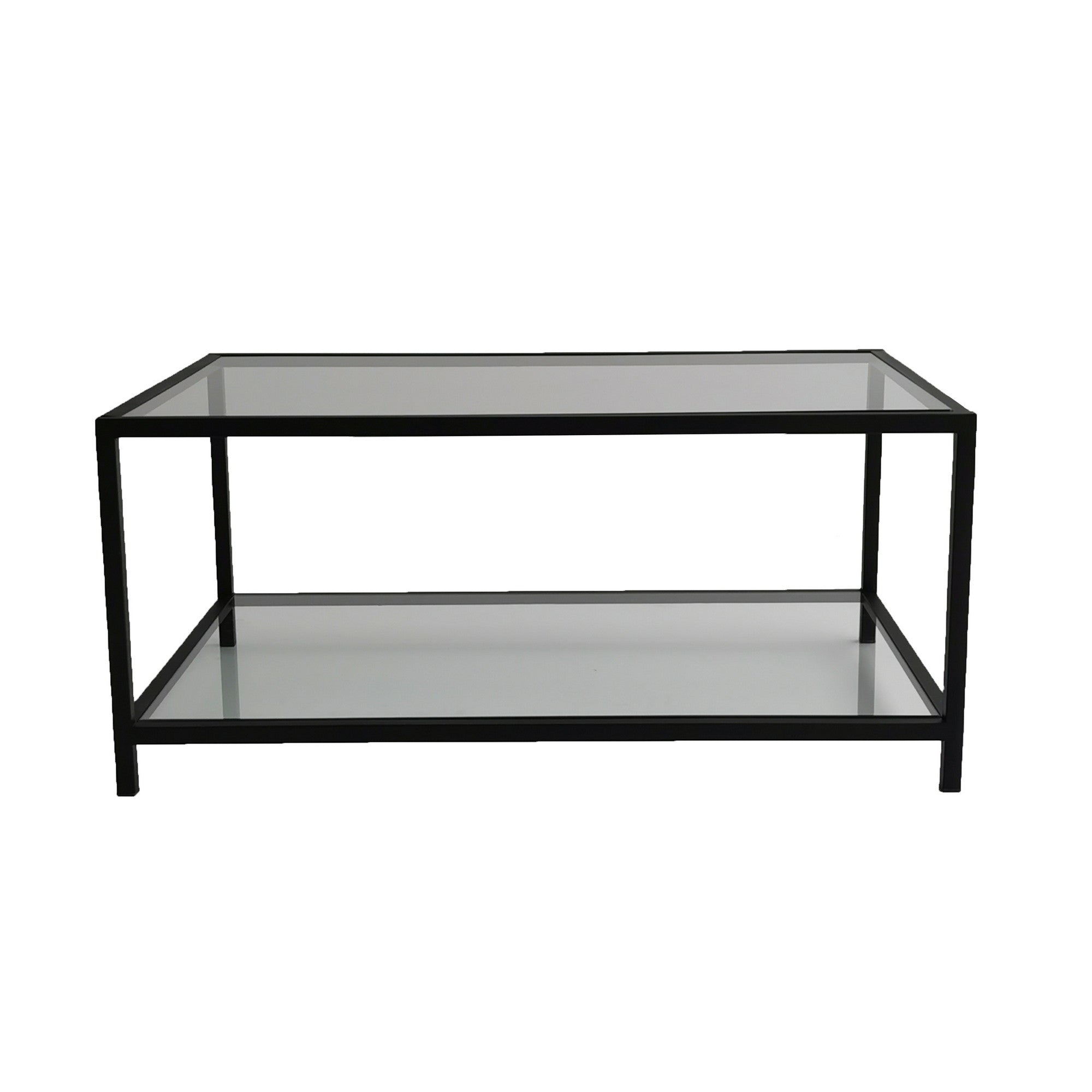 Astro sehpa / şeffaf temperli cam S400 in Rauch Schwarz präsentiert im Onlineshop von KAQTU Design AG. Beistelltisch ist von Hanah Home