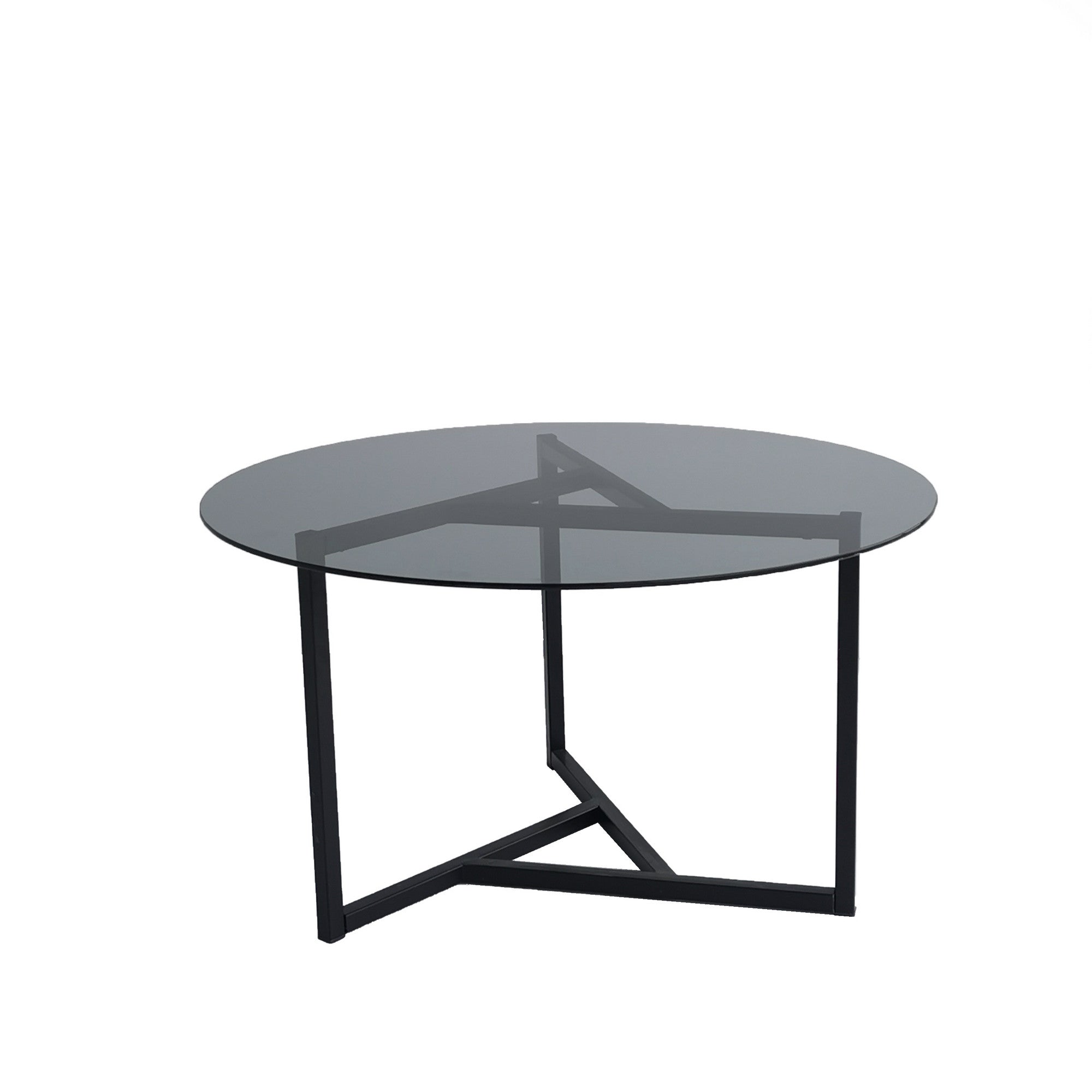 Trio sehpa / füme temperli cam S402F in Rauch Schwarz präsentiert im Onlineshop von KAQTU Design AG. Beistelltisch ist von Hanah Home