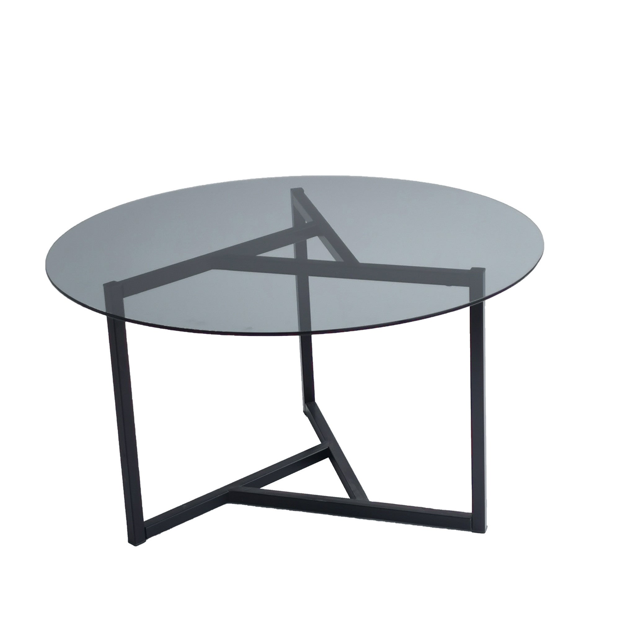 Trio sehpa / füme temperli cam S402F in Rauch Schwarz präsentiert im Onlineshop von KAQTU Design AG. Beistelltisch ist von Hanah Home