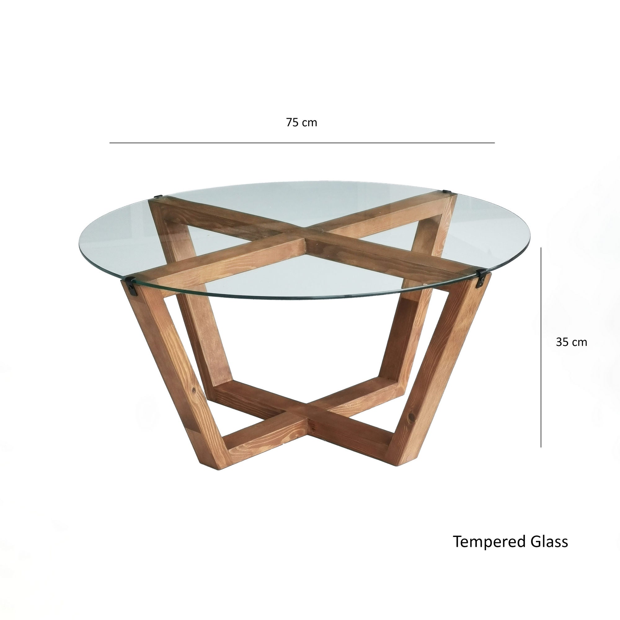 Lotus in Holz präsentiert im Onlineshop von KAQTU Design AG. Beistelltisch ist von Hanah Home