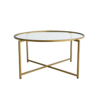 Sun Glam-Couchtisch Glas 83 x 83 cm