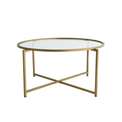 Sun Glam-Couchtisch Glas 83 x 83 cm