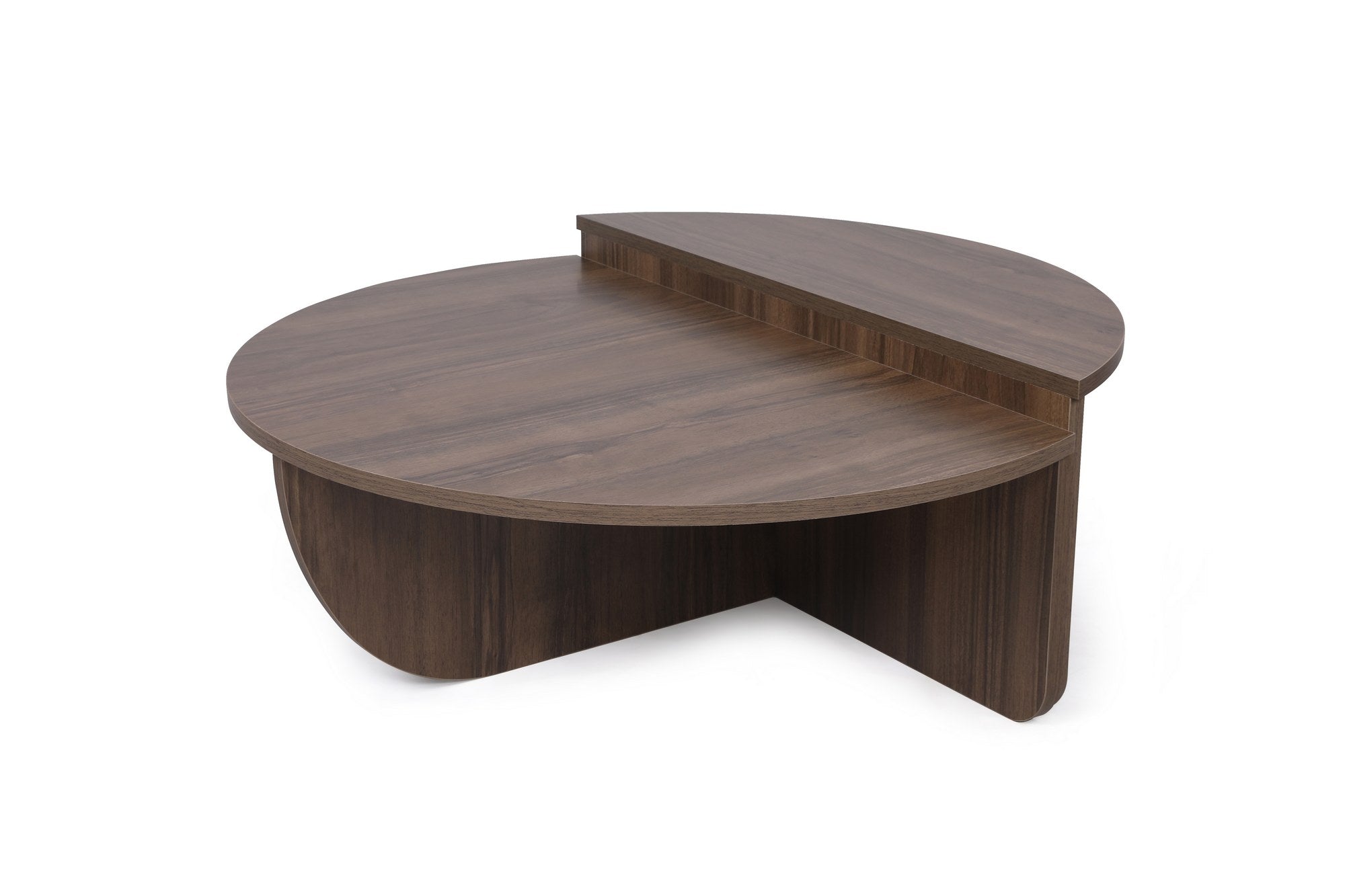 Podium - Walnut in Walnuss präsentiert im Onlineshop von KAQTU Design AG. Beistelltisch ist von Hanah Home