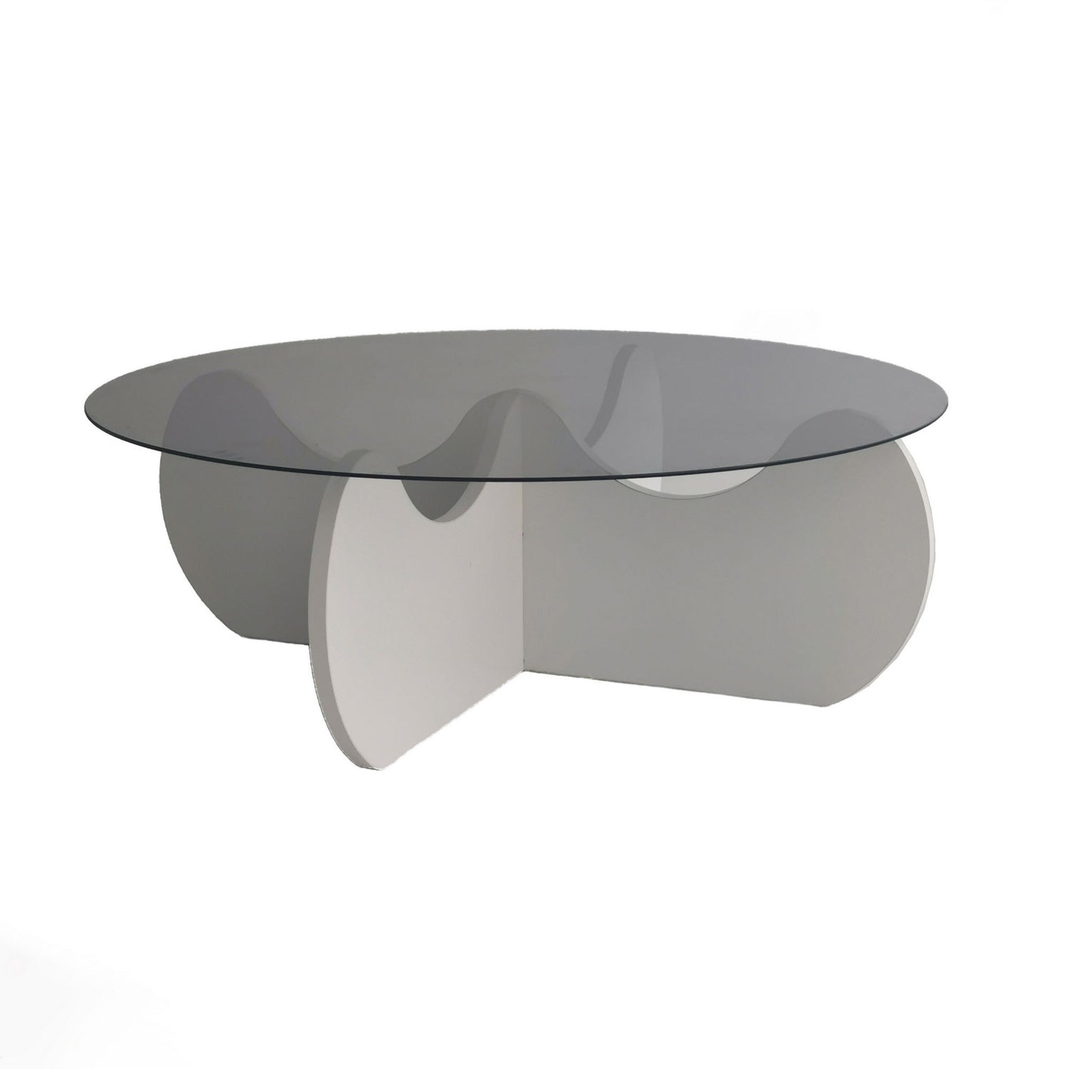 Himalayas in Weiss präsentiert im Onlineshop von KAQTU Design AG. Beistelltisch ist von Hanah Home