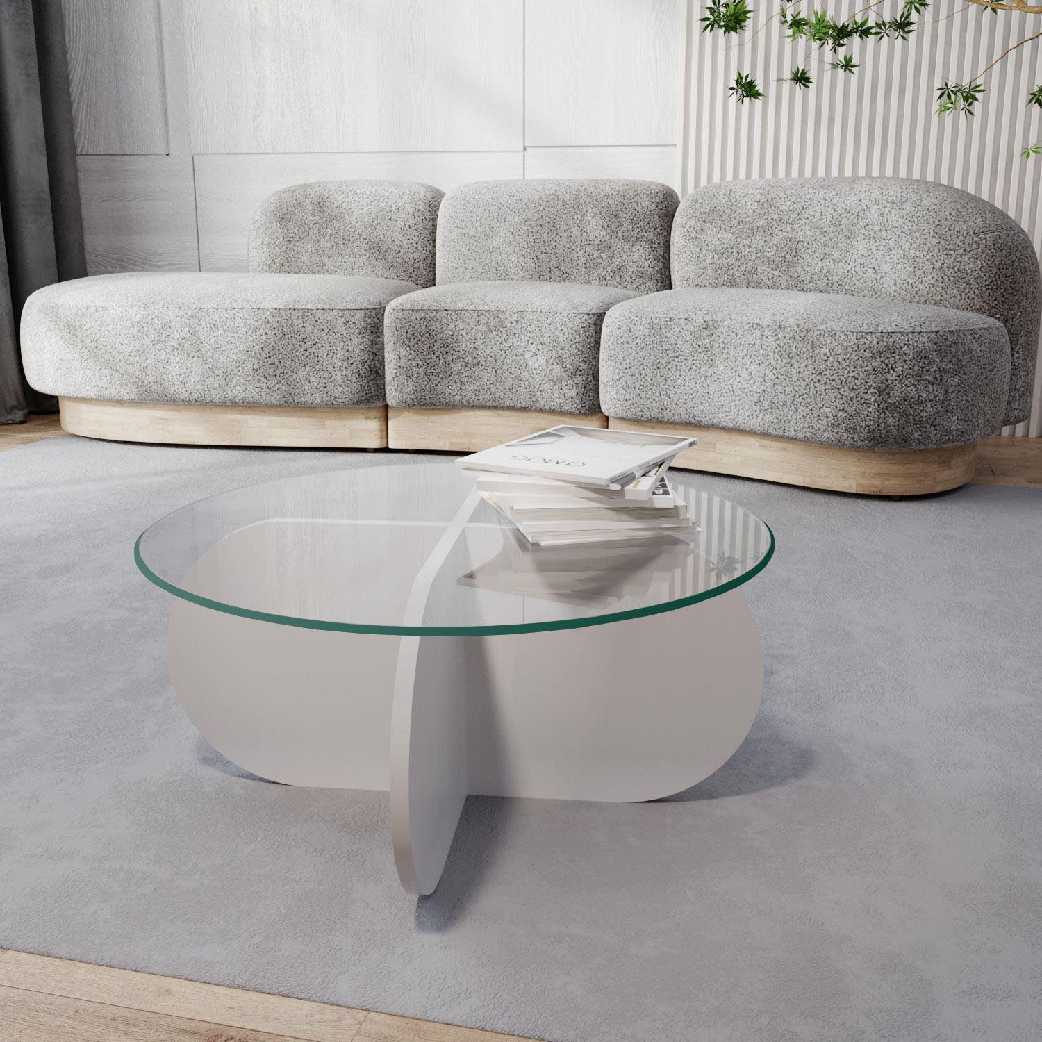 Bubble - White in Weiss präsentiert im Onlineshop von KAQTU Design AG. Beistelltisch ist von Hanah Home