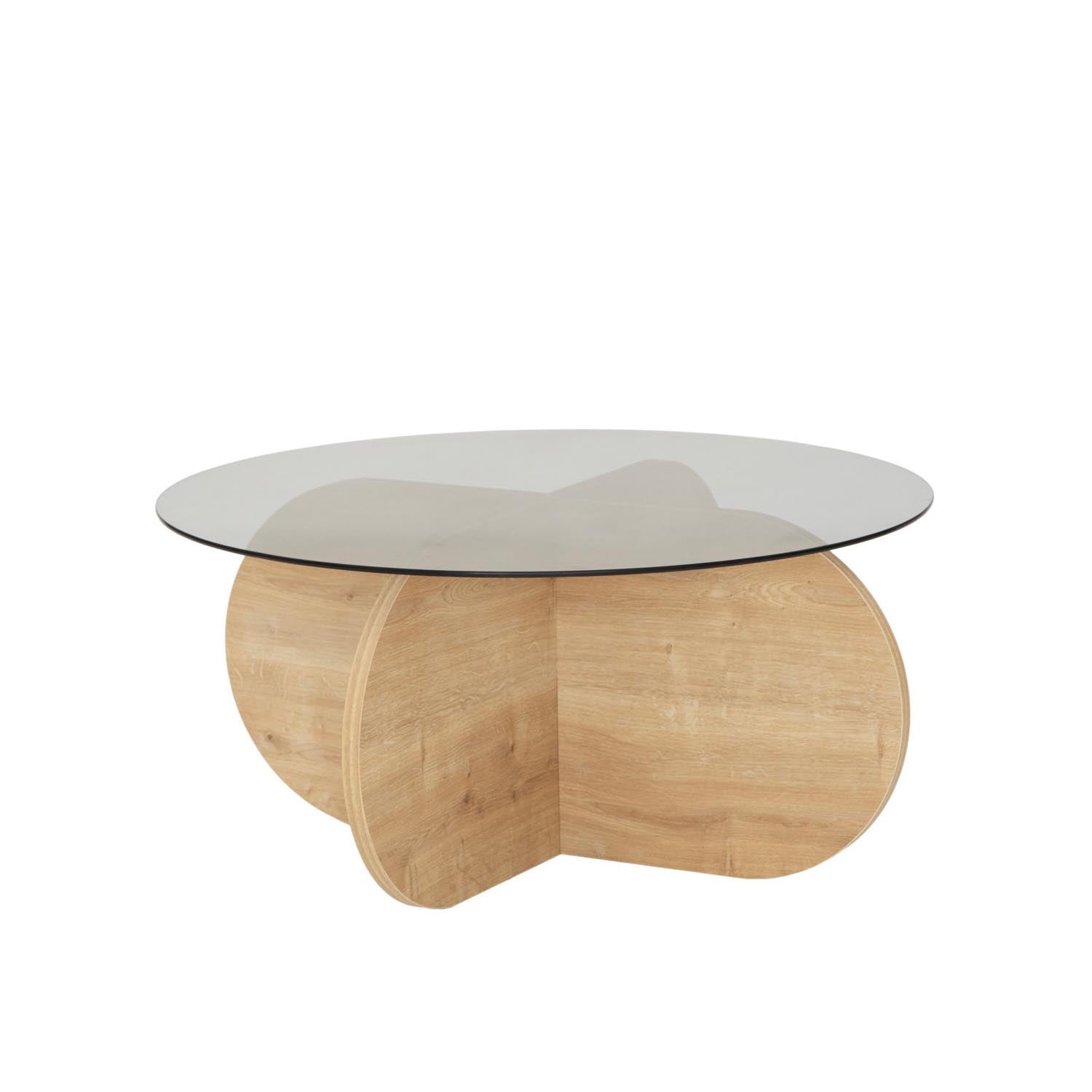 Bubble - Sapphire Oak, Fume in Eiche
 Rauch präsentiert im Onlineshop von KAQTU Design AG. Beistelltisch ist von Hanah Home