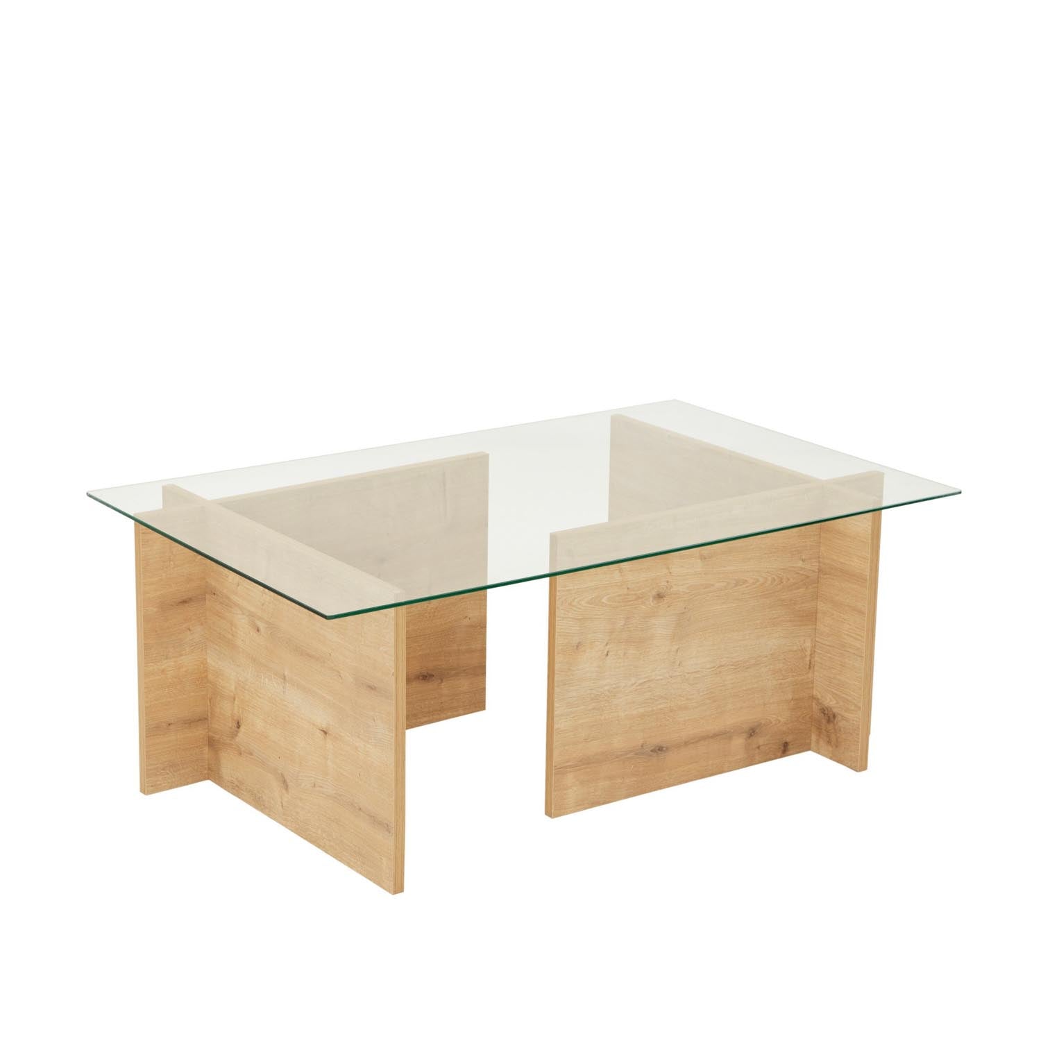 Escape - Sapphire Oak in Saphir- Eiche präsentiert im Onlineshop von KAQTU Design AG. Beistelltisch ist von Hanah Home