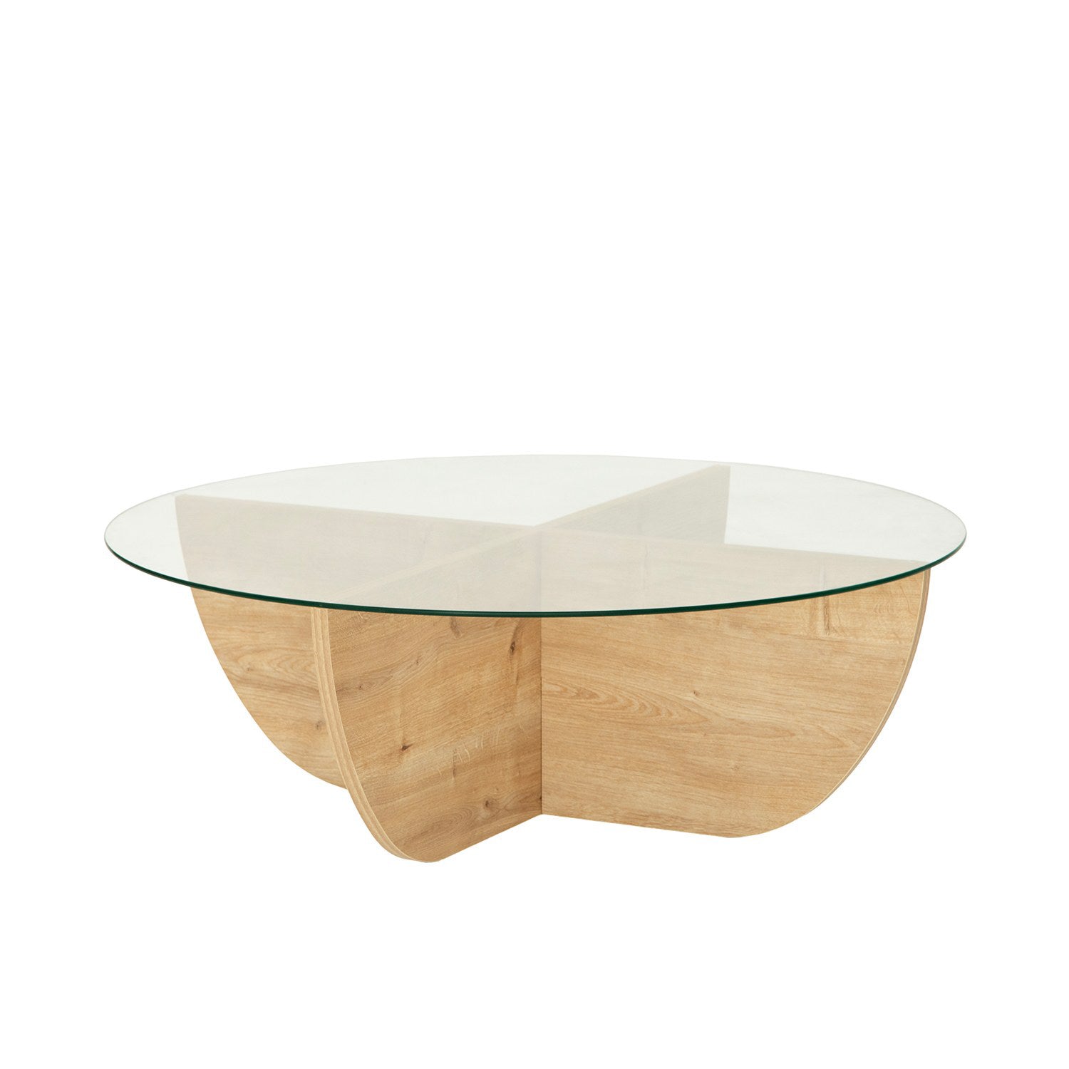 Lily - Sapphire Oak in Saphir- Eiche präsentiert im Onlineshop von KAQTU Design AG. Beistelltisch ist von Hanah Home