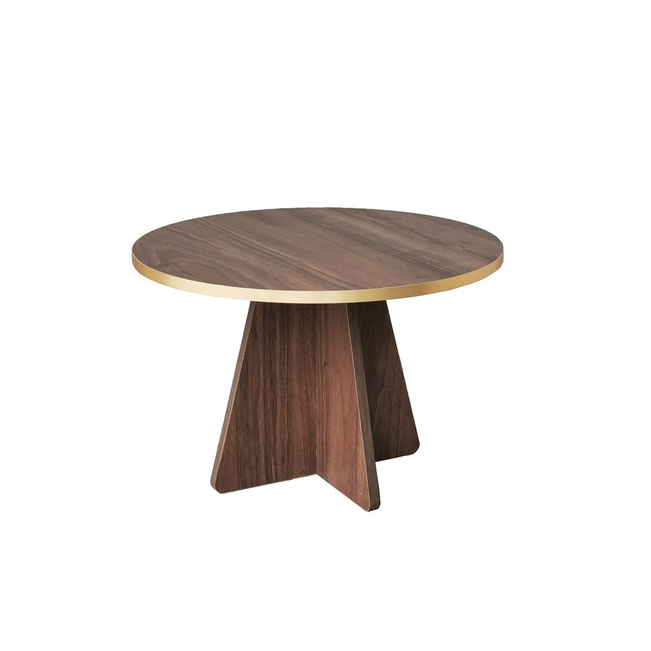 Mushroom - Gold, Walnut v2 in Gold
 Walnuss präsentiert im Onlineshop von KAQTU Design AG. Beistelltisch ist von Hanah Home