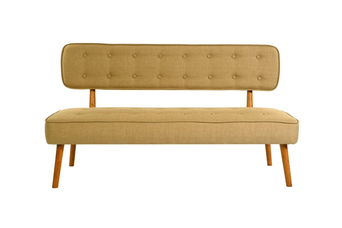 Westwood Loveseat 2er Sofa - Milchbraun in Milchbraun präsentiert im Onlineshop von KAQTU Design AG. 2er Sofa ist von Atelier Del Sofa