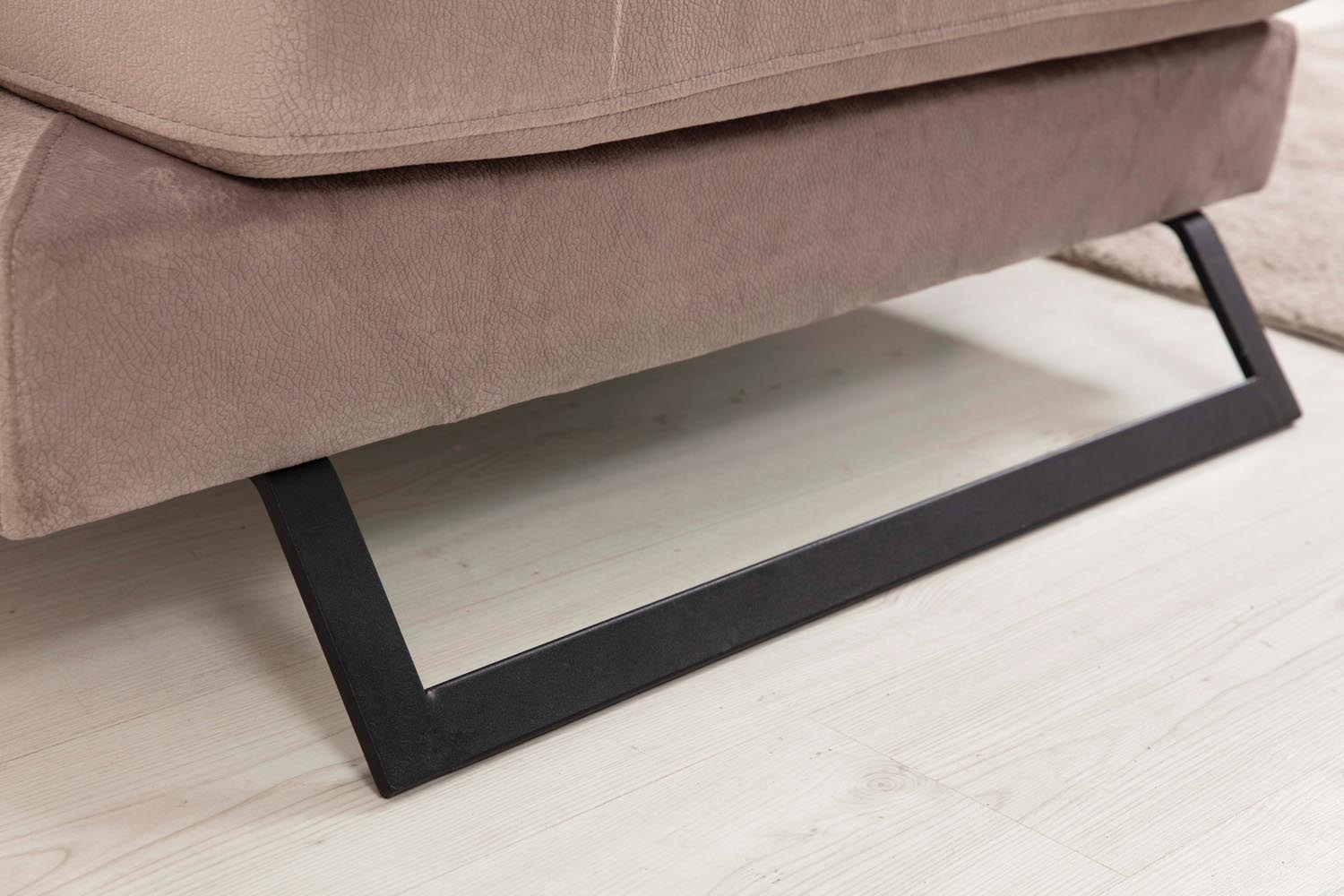 Frido Corner Left (Chl+3R) - Beige in Beige präsentiert im Onlineshop von KAQTU Design AG. Ecksofa ist von Atelier Del Sofa