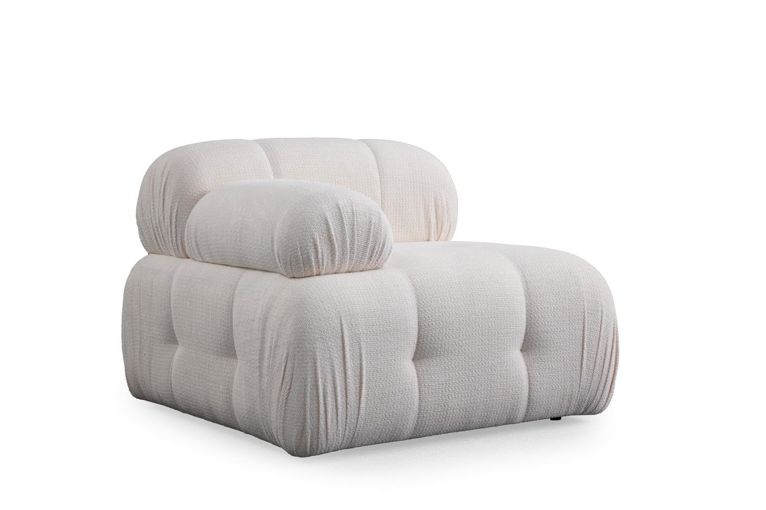 Petite 3 - White in Weiss präsentiert im Onlineshop von KAQTU Design AG. Ecksofa ist von Atelier Del Sofa