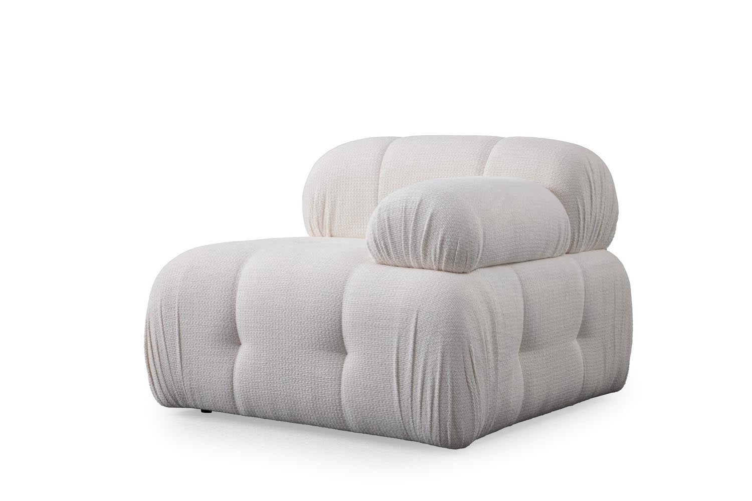 Petite 3 - White in Weiss präsentiert im Onlineshop von KAQTU Design AG. Ecksofa ist von Atelier Del Sofa