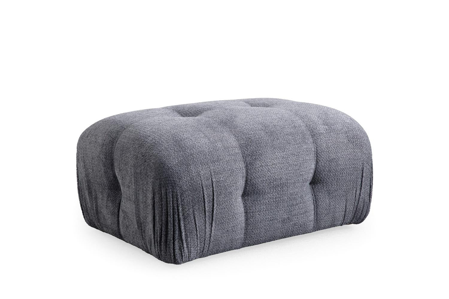 Petite 3 - Grey in Grau präsentiert im Onlineshop von KAQTU Design AG. Ecksofa ist von Atelier Del Sofa