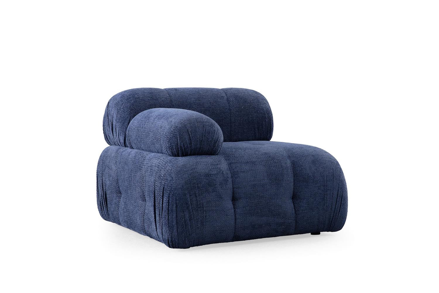 Petite 3 - Night Blue in Nachtblau präsentiert im Onlineshop von KAQTU Design AG. Ecksofa ist von Atelier Del Sofa