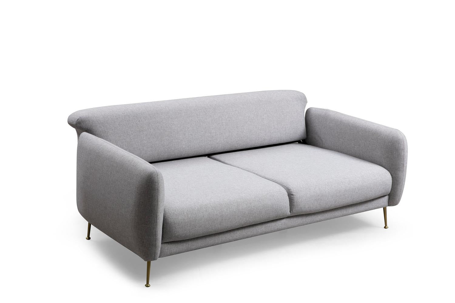 Sevilla 3 Seater - Grey in Grau präsentiert im Onlineshop von KAQTU Design AG. Bettsofa ist von Atelier Del Sofa