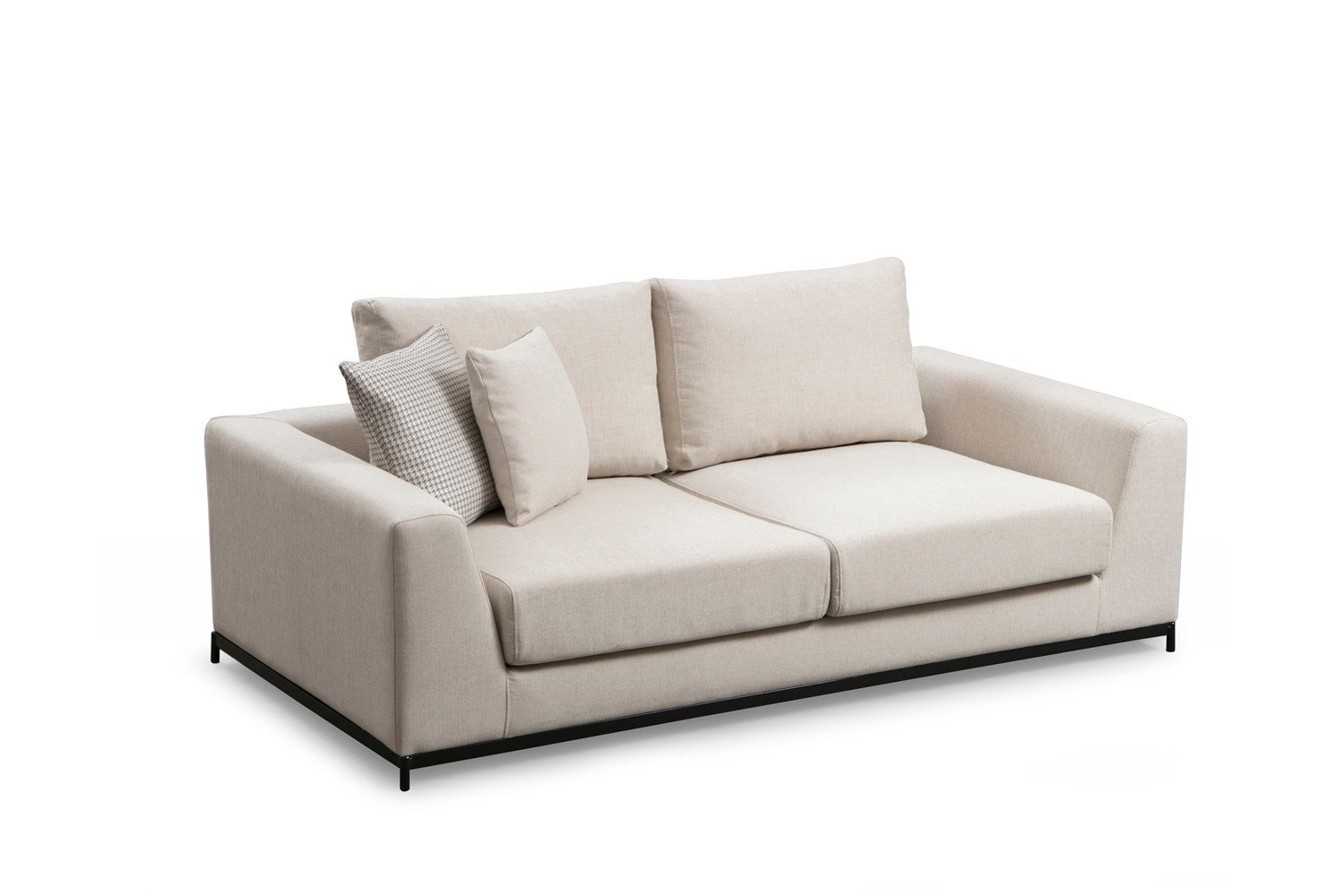 Line 2 Seater in Beige präsentiert im Onlineshop von KAQTU Design AG. 2er Sofa ist von Atelier Del Sofa